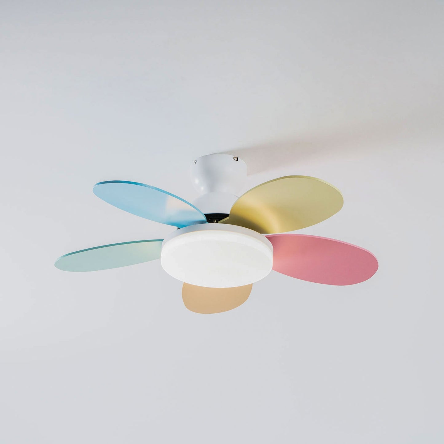 Modern Ceiling Fan Lamp with LED Light | Quiet Bedroom Ceiling Fan with Remote