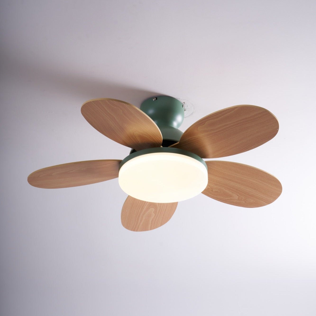Modern Ceiling Fan Lamp with LED Light | Quiet Bedroom Ceiling Fan with Remote