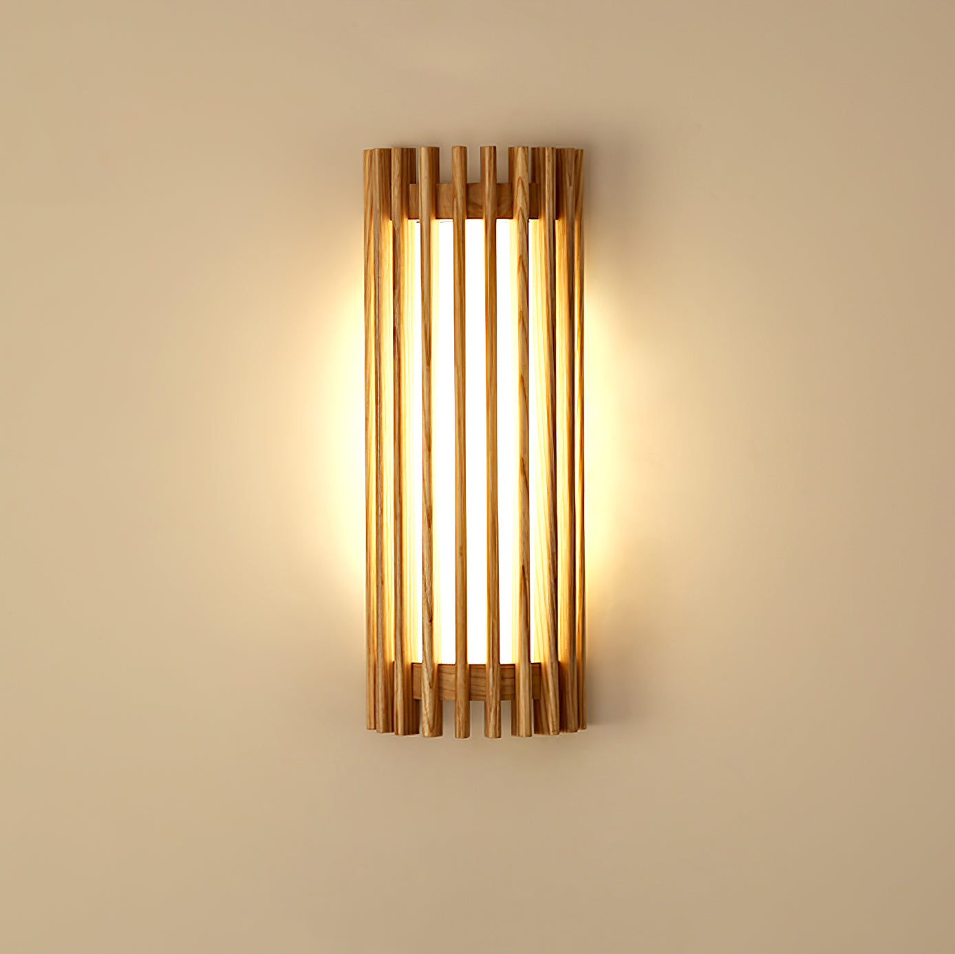 Modern Wooden Wall Lamp for Bedroom and Living Room | Indoor LED Sconce