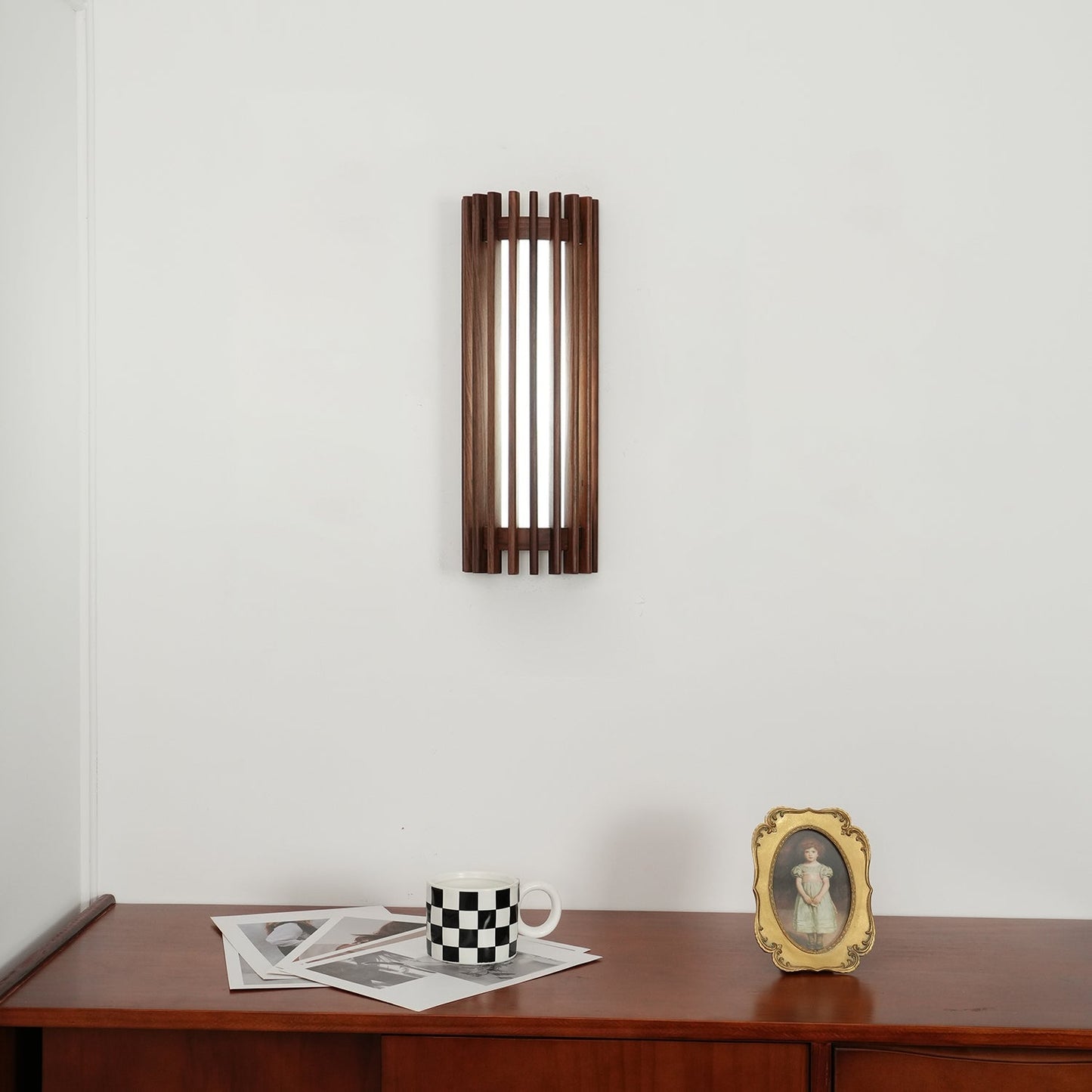 Modern Wooden Wall Lamp for Bedroom and Living Room | Indoor LED Sconce