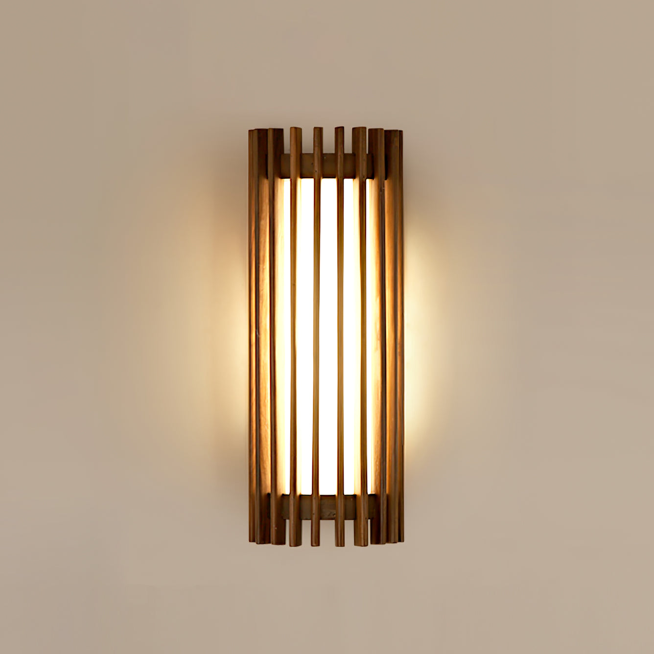 Modern Wooden Wall Lamp for Bedroom and Living Room | Indoor LED Sconce