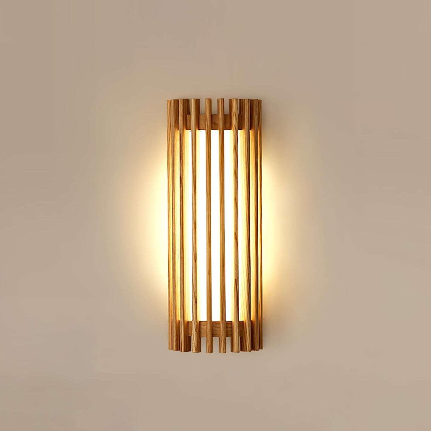 Modern Wooden Wall Lamp for Bedroom and Living Room | Indoor LED Sconce