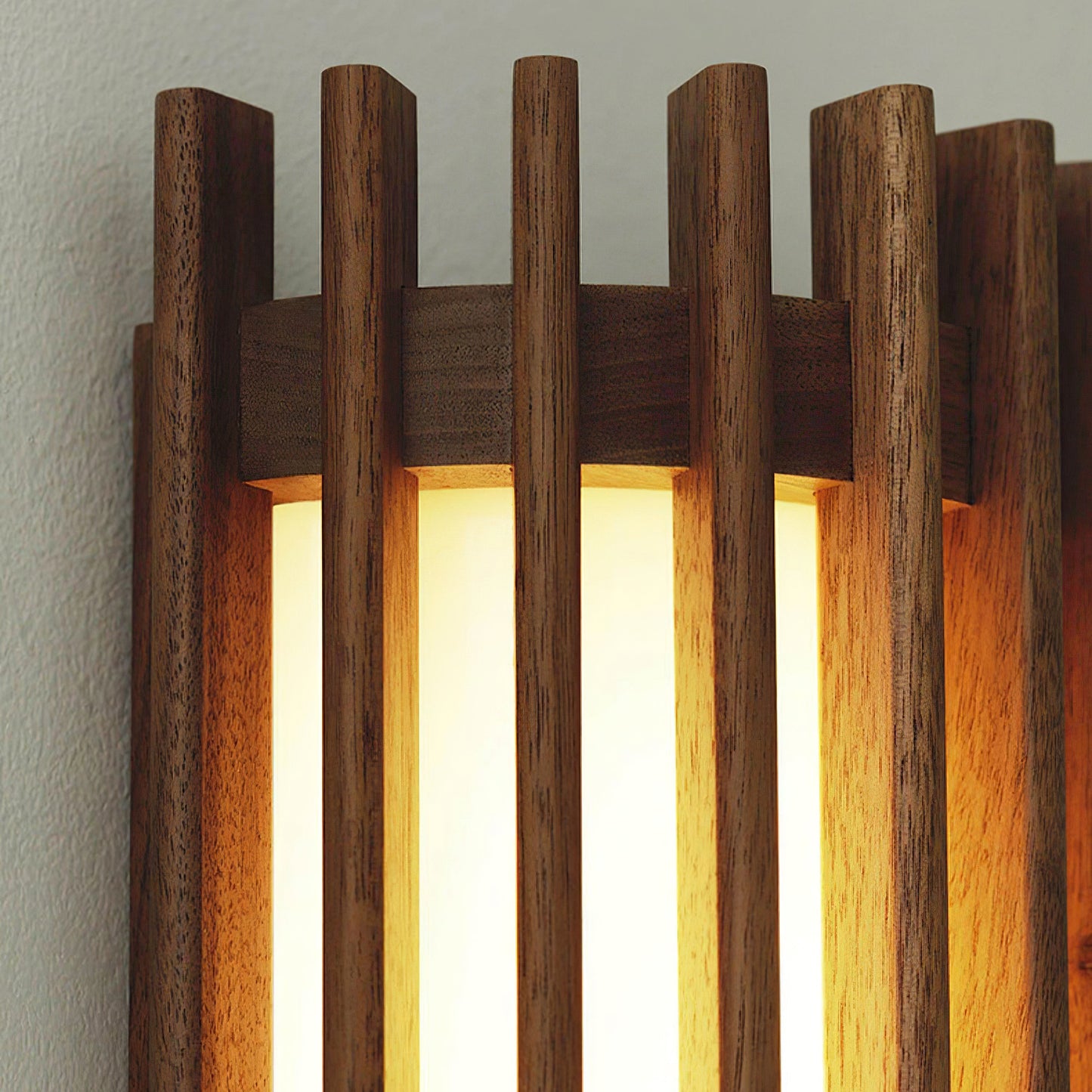 Modern Wooden Wall Lamp for Bedroom and Living Room | Indoor LED Sconce