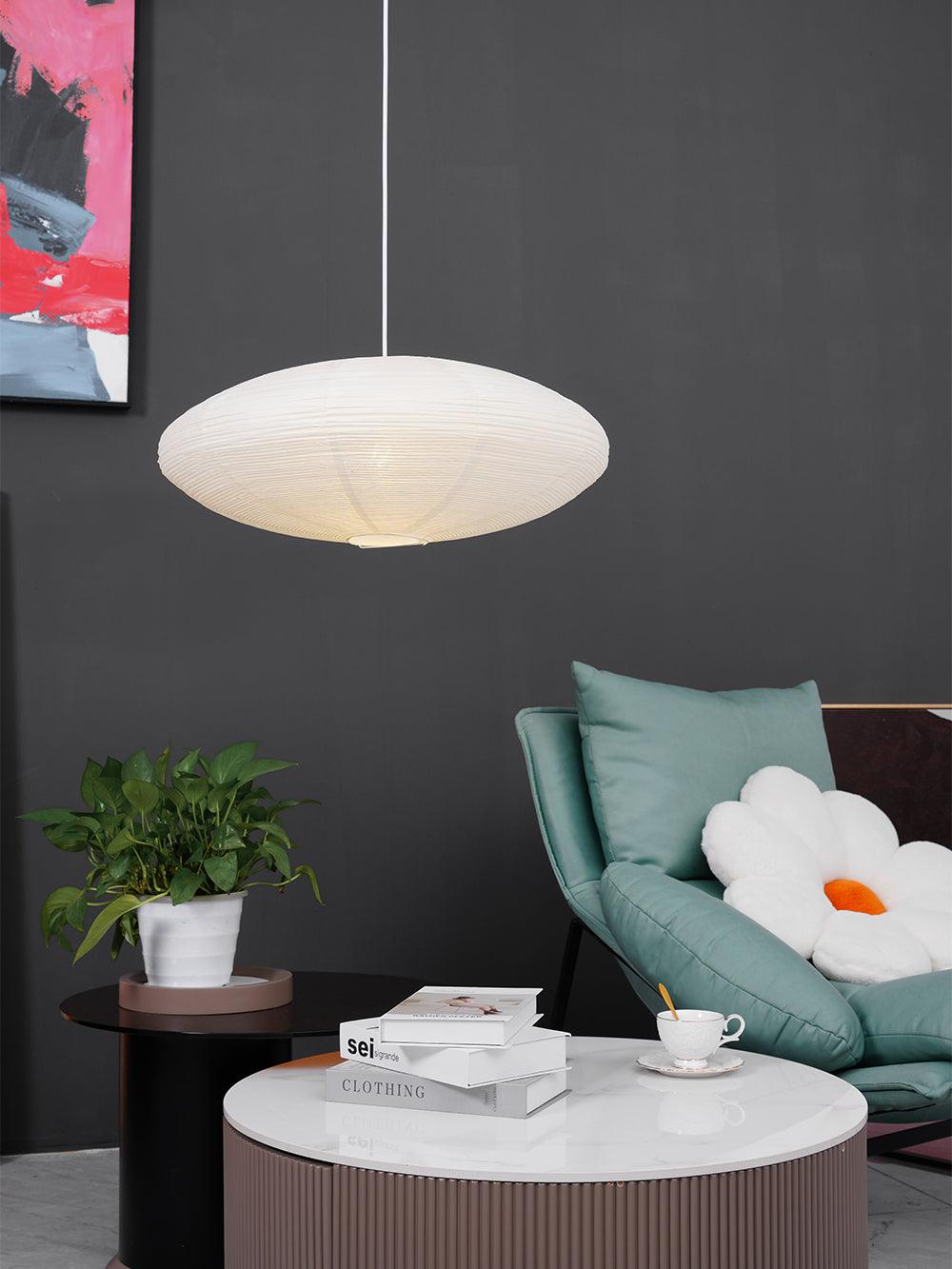 Japanese Paper Pendant Ceiling Lamp | Modern Hanging Light for Bedroom and Living