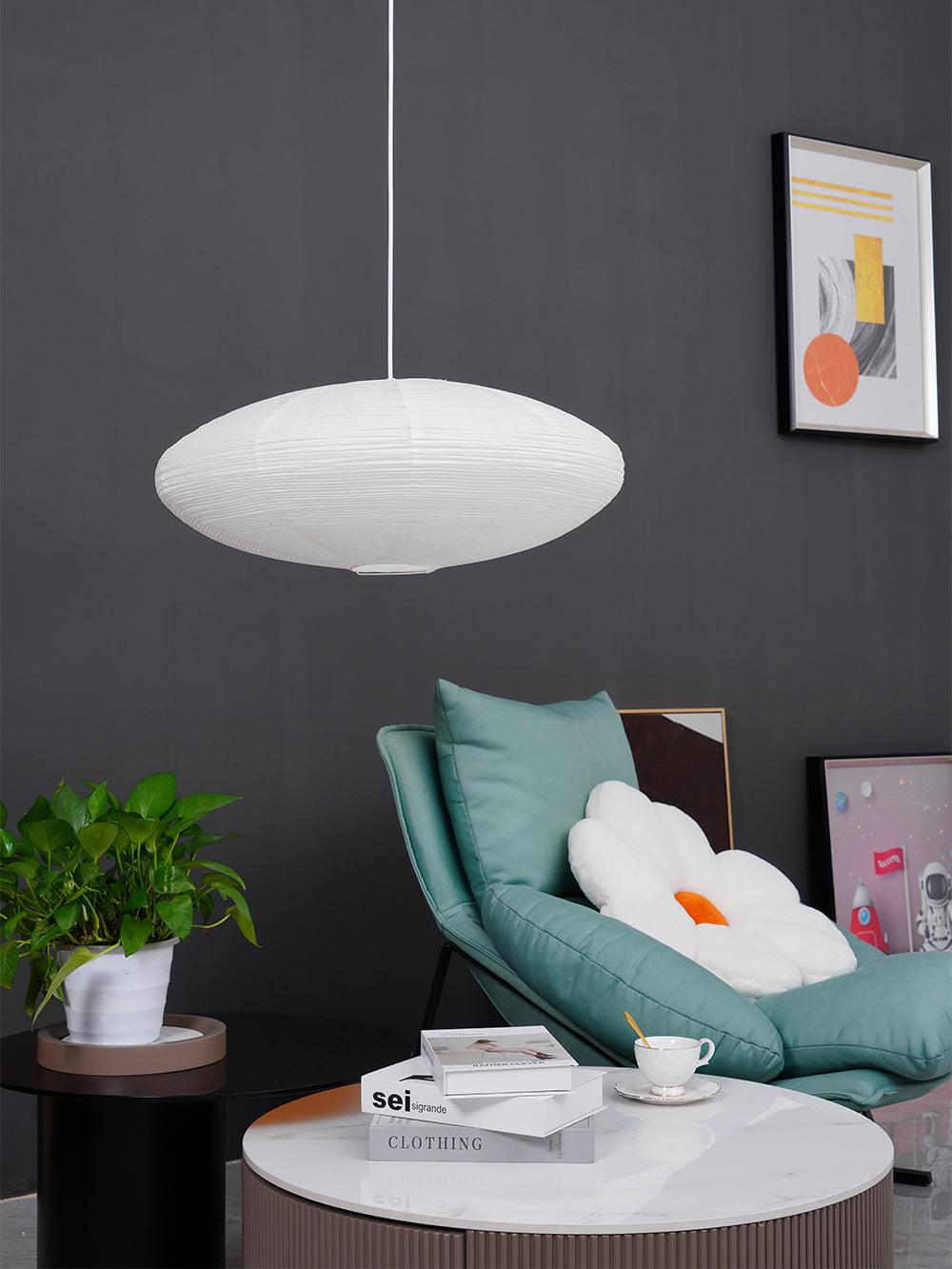 Japanese Paper Pendant Ceiling Lamp | Modern Hanging Light for Bedroom and Living