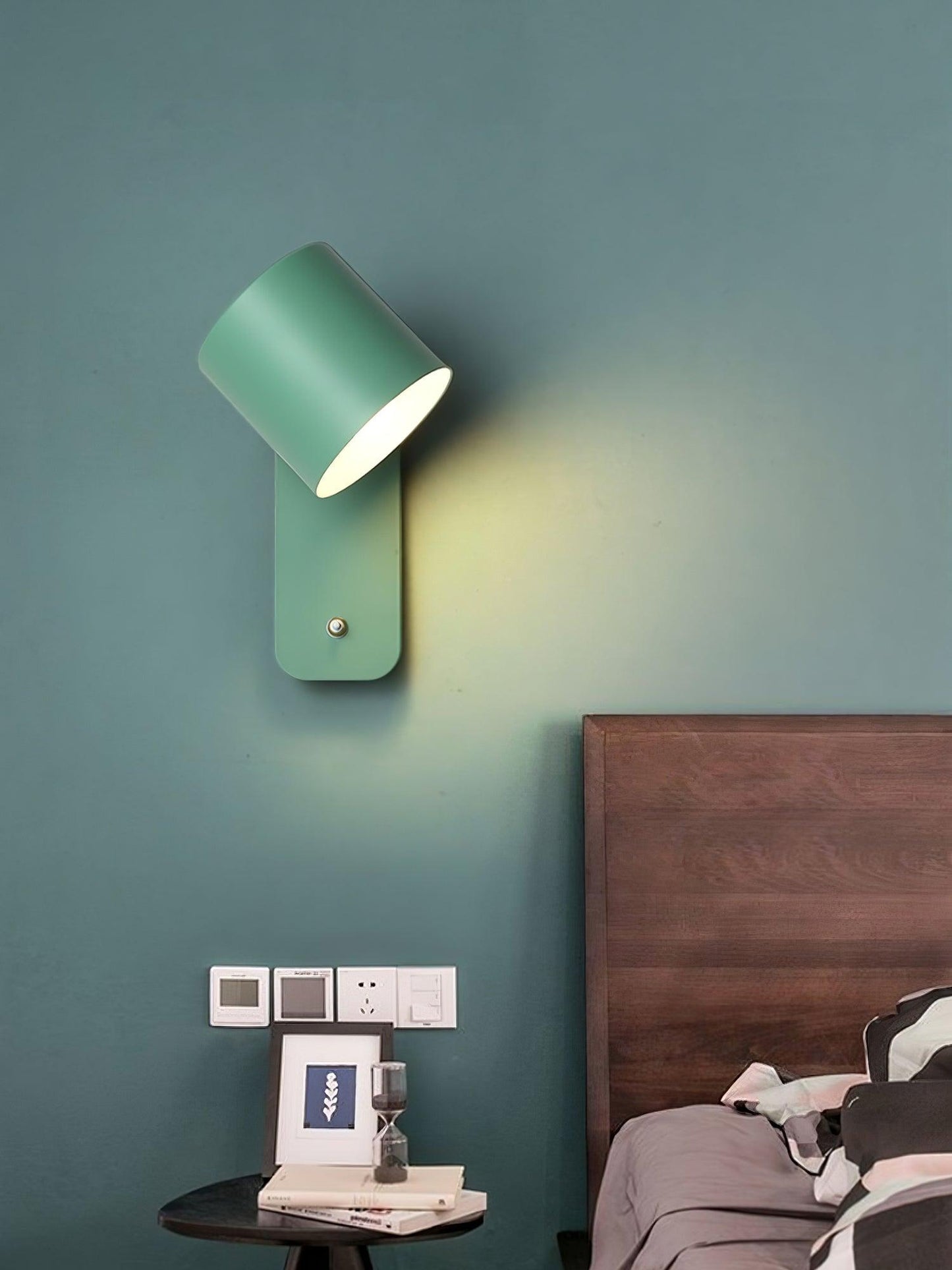 Modern Rotatable Wall Lamp | Adjustable Cylinder Light for Bedroom and Living Room