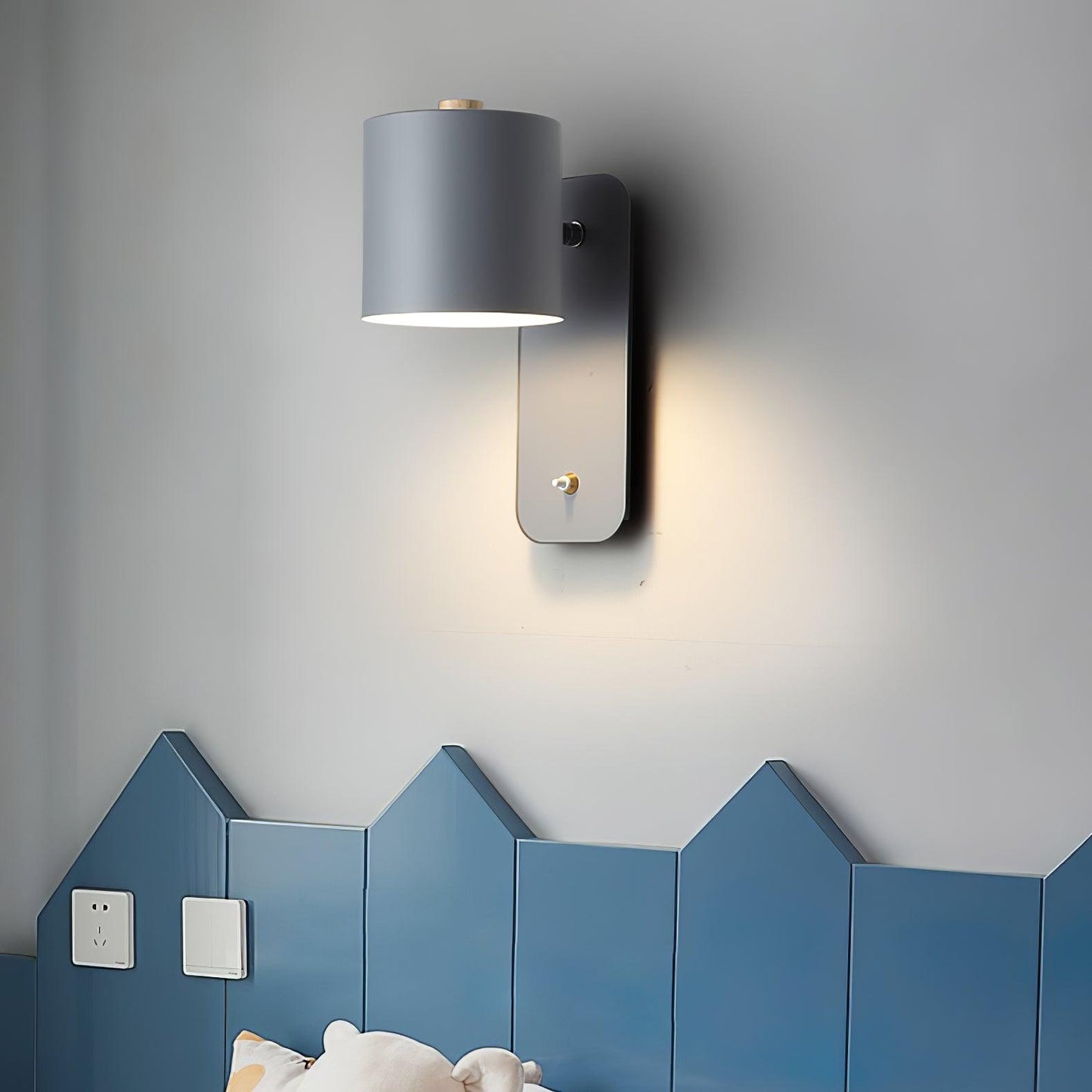 Modern Rotatable Wall Lamp | Adjustable Cylinder Light for Bedroom and Living Room