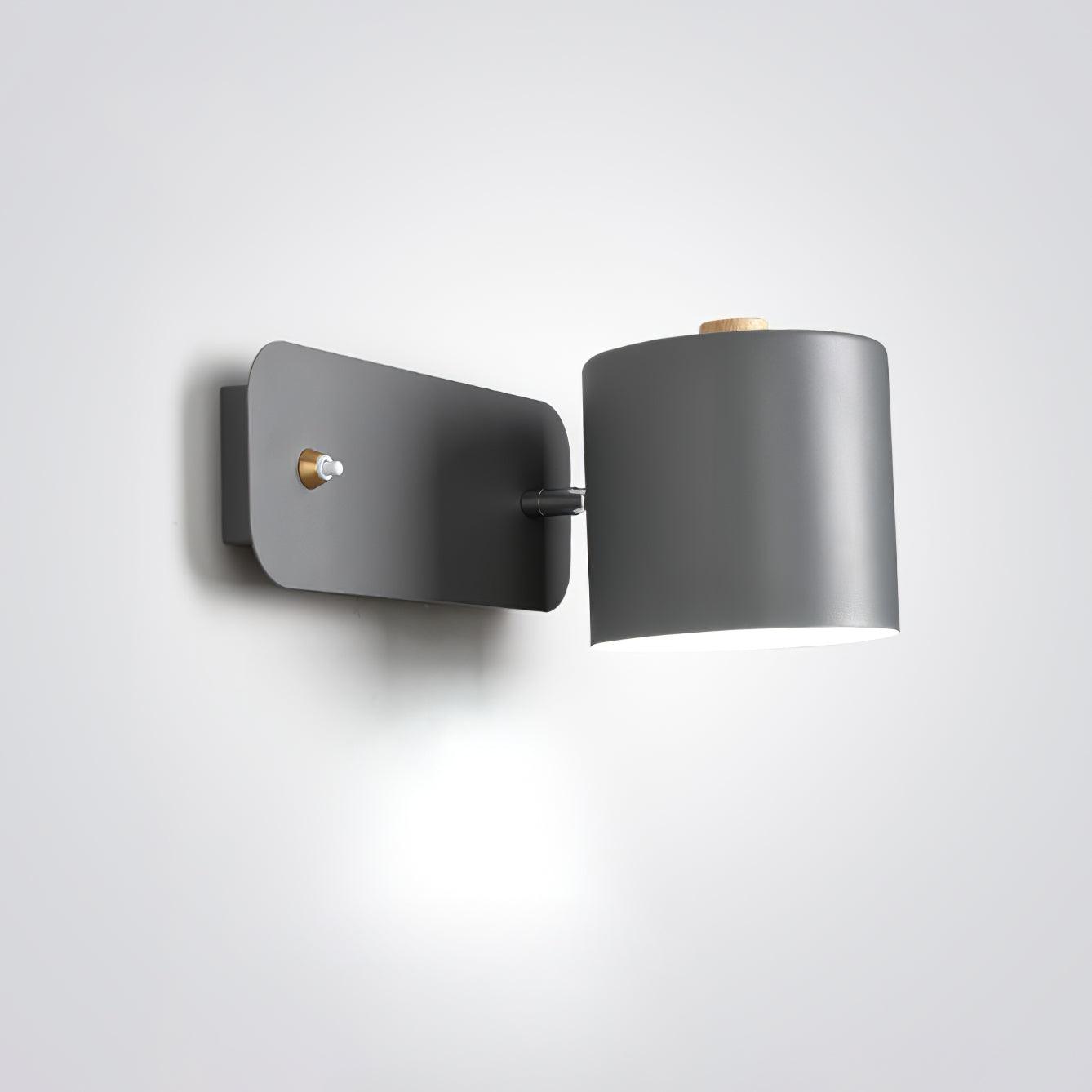Modern Rotatable Wall Lamp | Adjustable Cylinder Light for Bedroom and Living Room