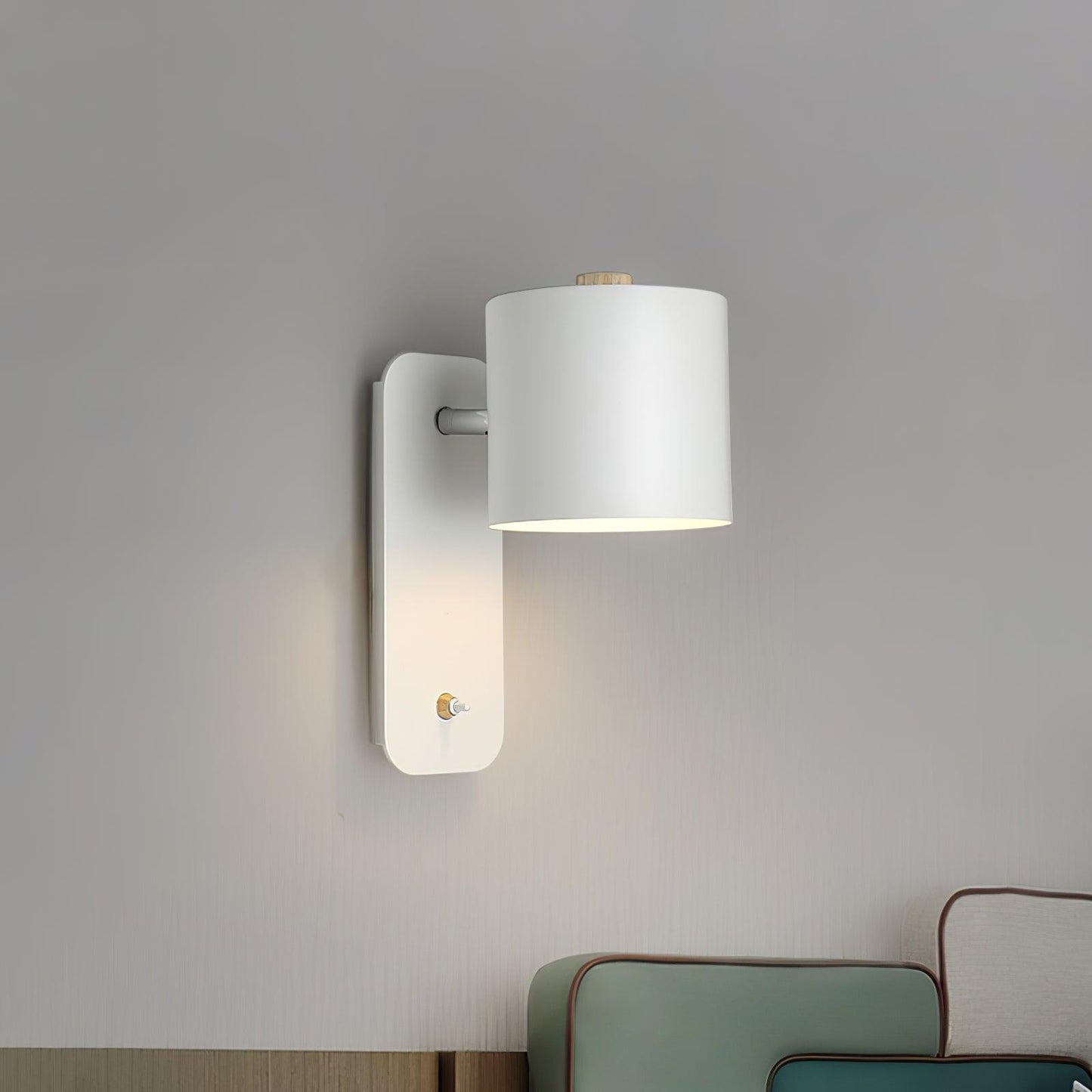 Modern Rotatable Wall Lamp | Adjustable Cylinder Light for Bedroom and Living Room