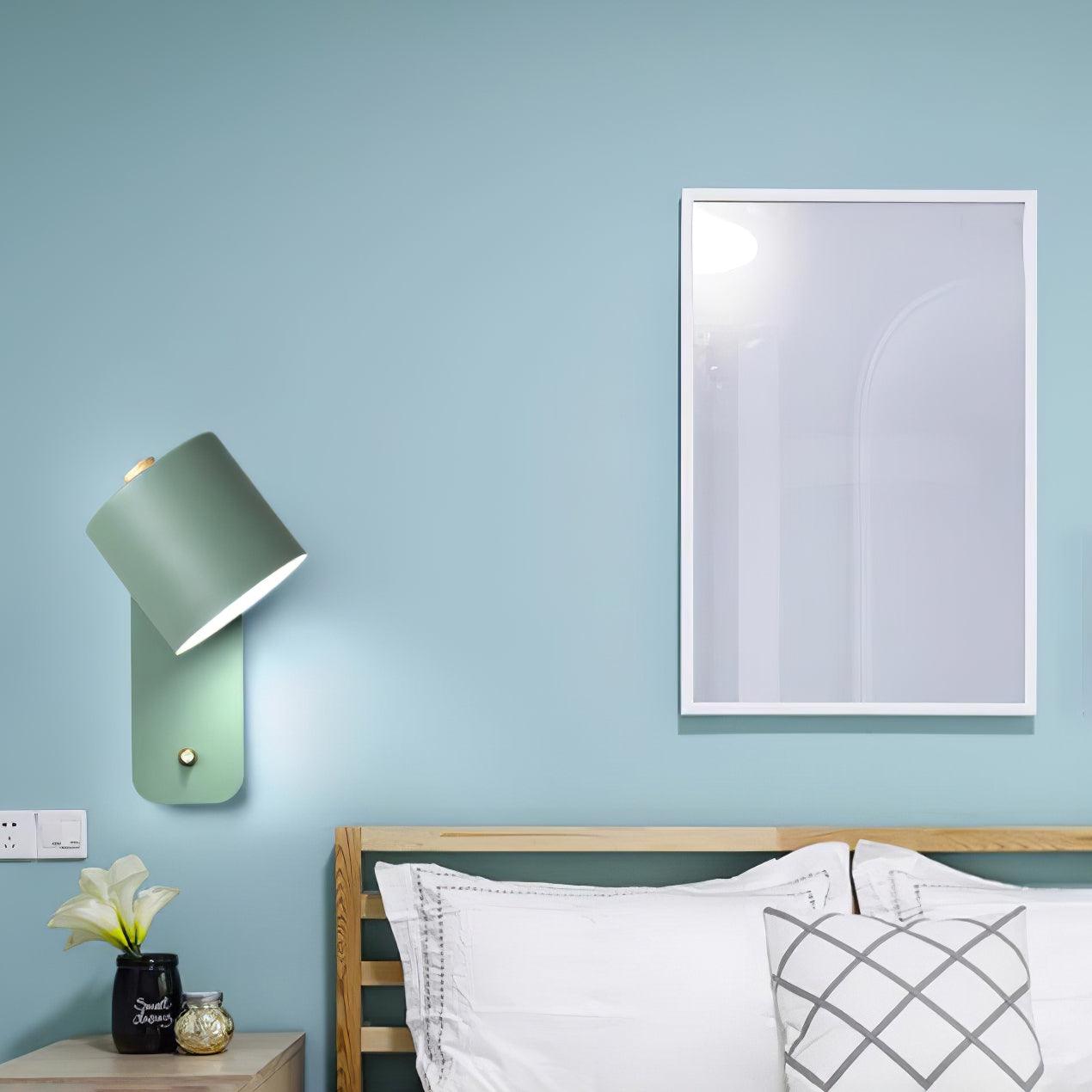 Modern Rotatable Wall Lamp | Adjustable Cylinder Light for Bedroom and Living Room