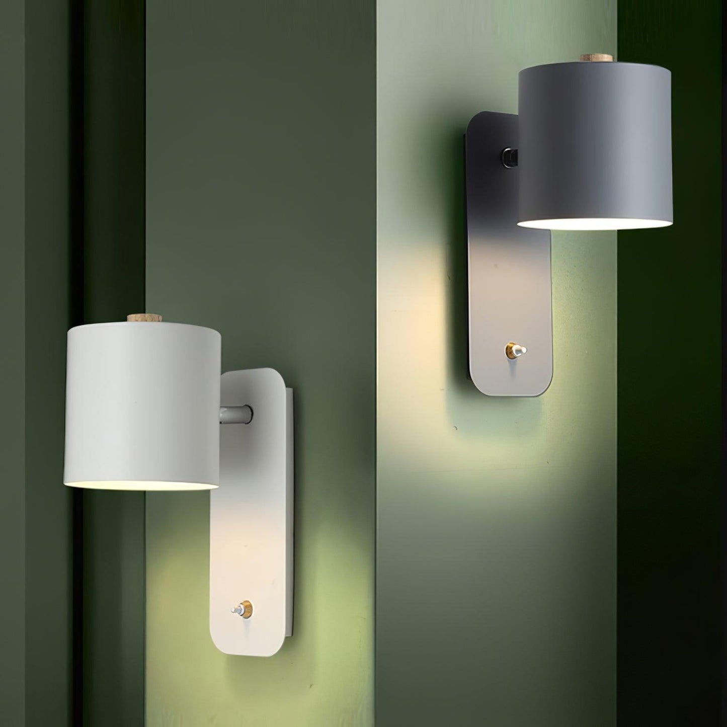 Modern Rotatable Wall Lamp | Adjustable Cylinder Light for Bedroom and Living Room