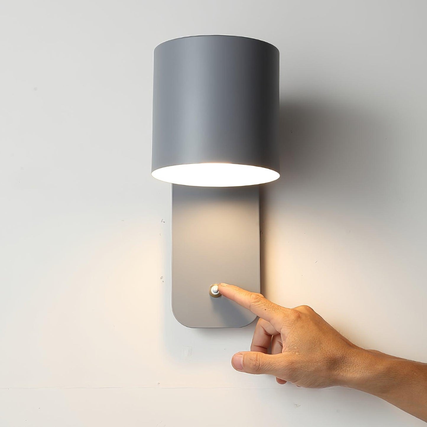 Modern Rotatable Wall Lamp | Adjustable Cylinder Light for Bedroom and Living Room