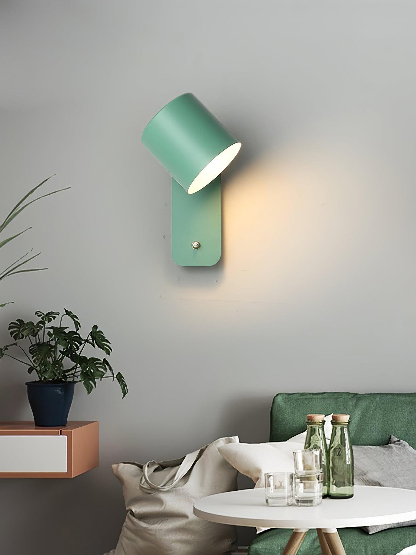 Modern Rotatable Wall Lamp | Adjustable Cylinder Light for Bedroom and Living Room