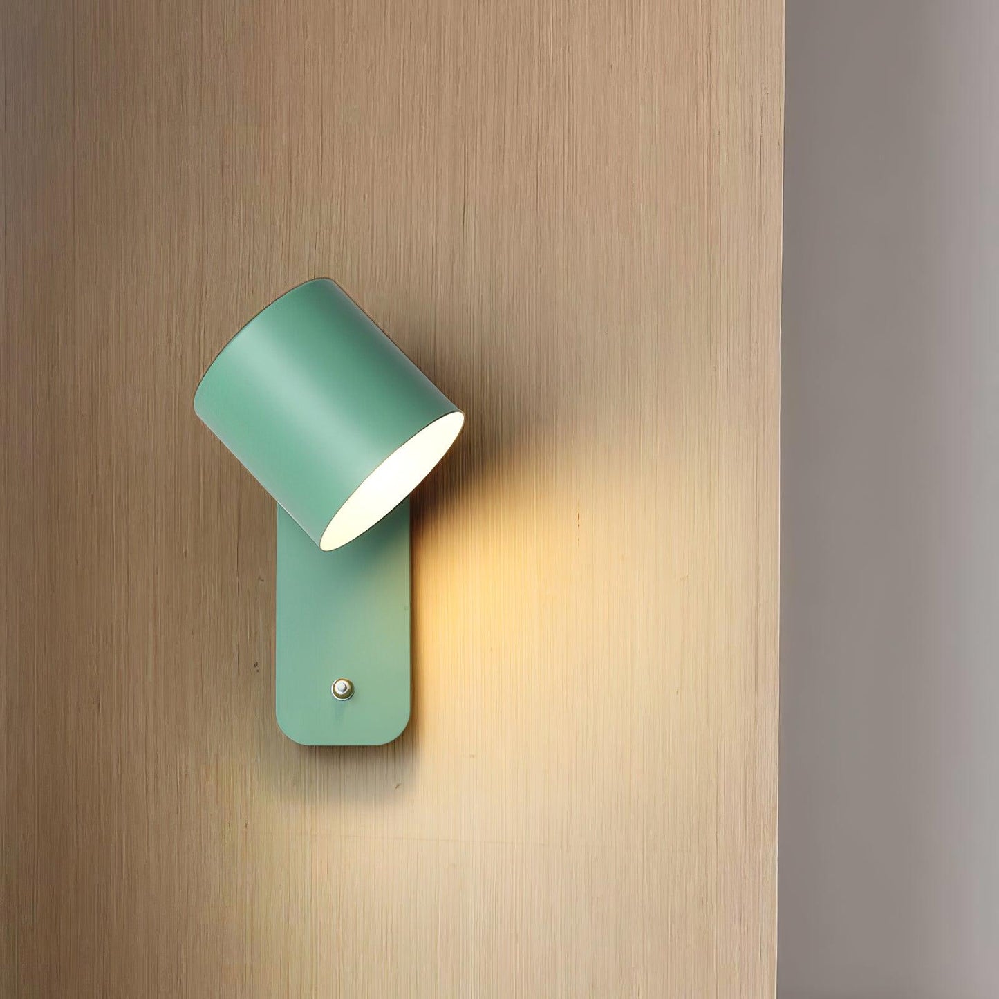 Modern Rotatable Wall Lamp | Adjustable Cylinder Light for Bedroom and Living Room
