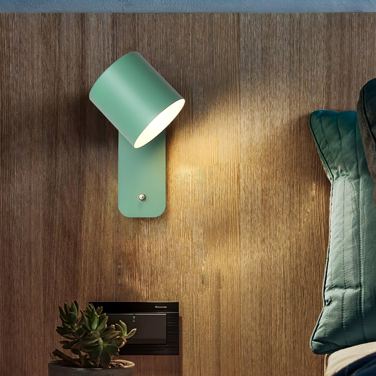 Modern Rotatable Wall Lamp | Adjustable Cylinder Light for Bedroom and Living Room