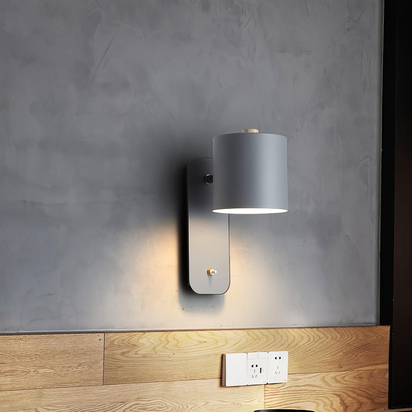 Modern Rotatable Wall Lamp | Adjustable Cylinder Light for Bedroom and Living Room