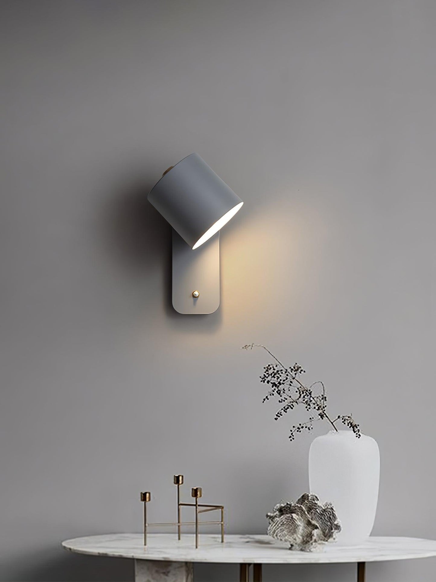 Modern Rotatable Wall Lamp | Adjustable Cylinder Light for Bedroom and Living Room