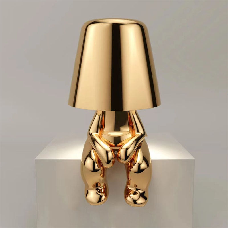 Rechargeable Touch Ceiling Lamp | Warm LED Night Light