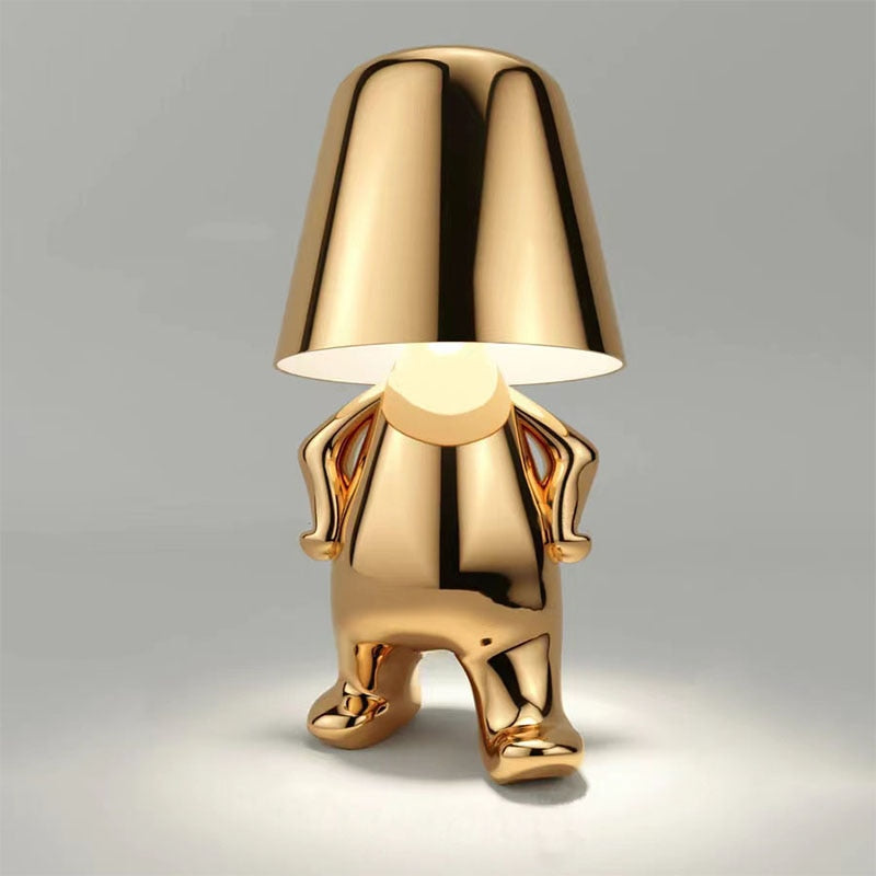 Rechargeable Touch Ceiling Lamp | Warm LED Night Light