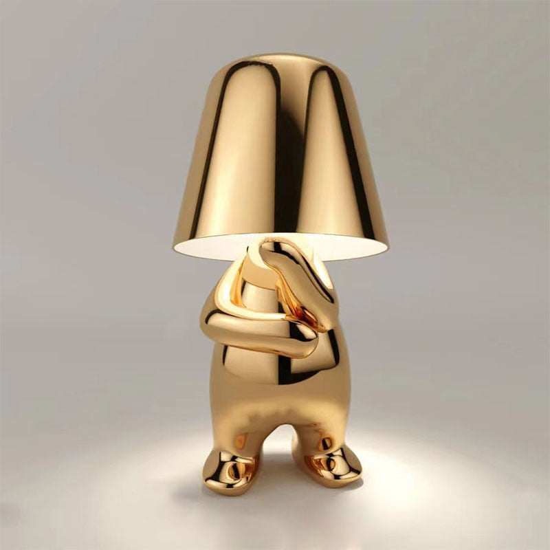 Rechargeable Touch Ceiling Lamp | Warm LED Night Light