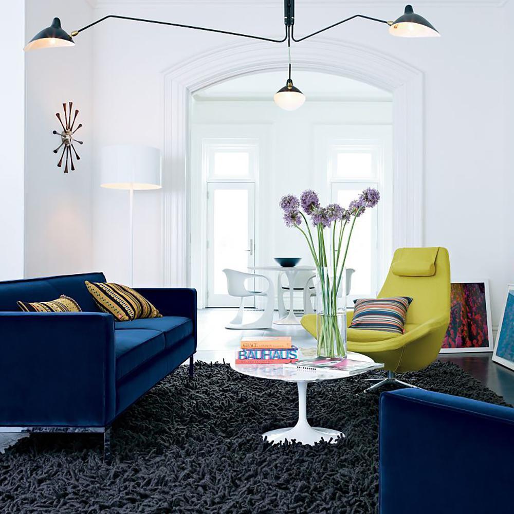 Modern Multi Arm Ceiling Lamp | Adjustable Chandelier for Living Room and Dining