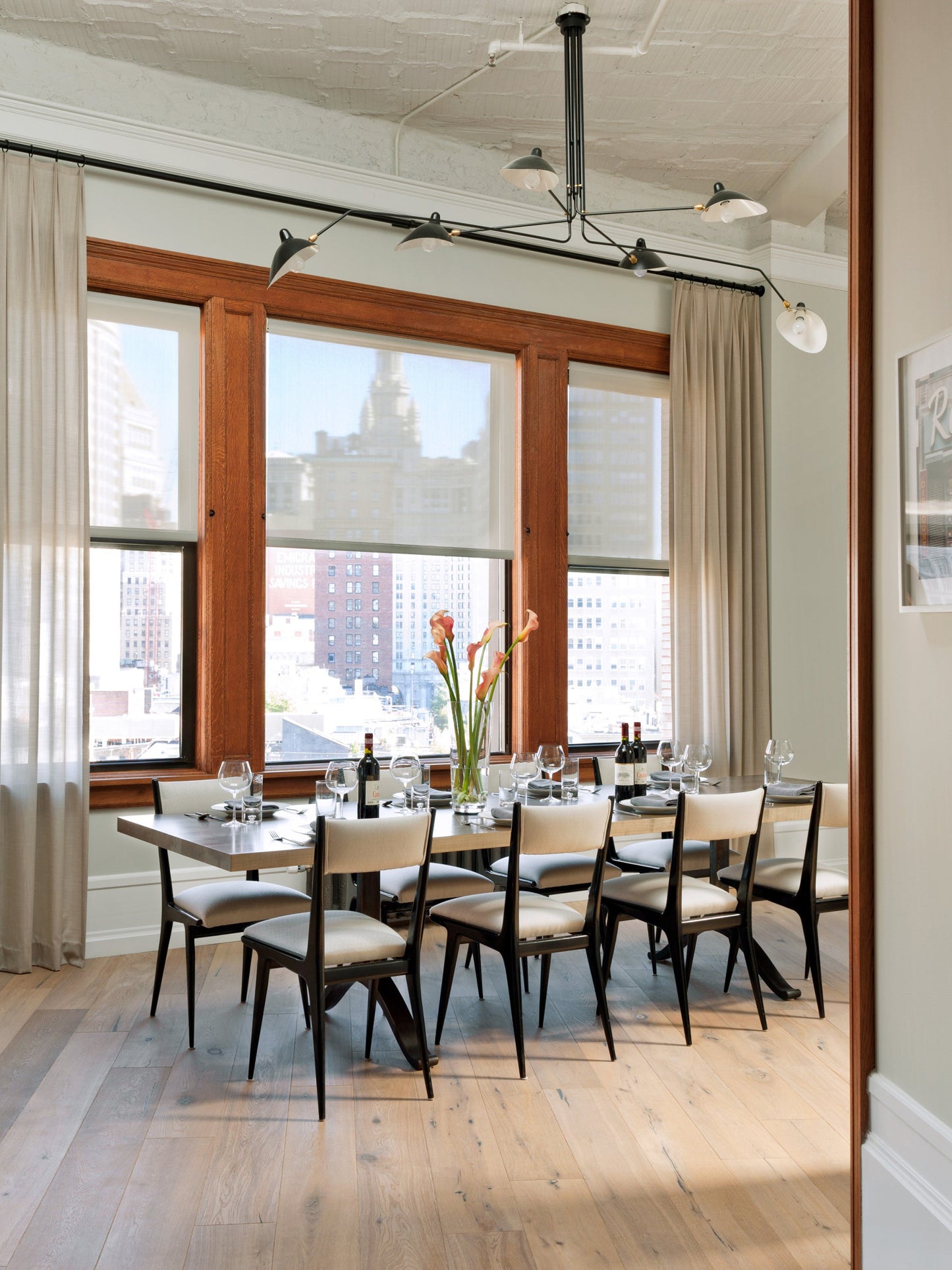 Modern Multi Arm Ceiling Lamp | Adjustable Chandelier for Living Room and Dining