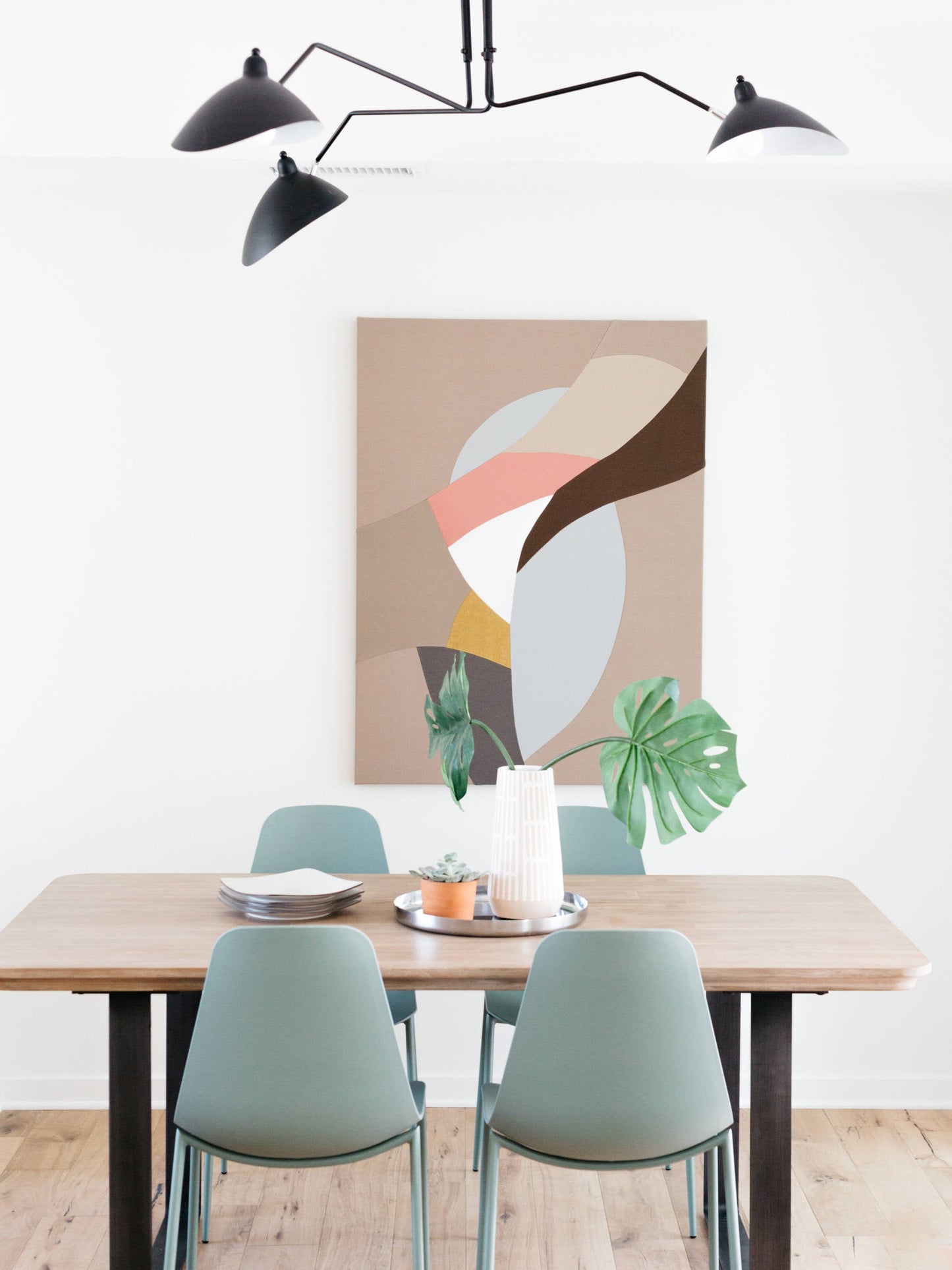 Modern Multi Arm Ceiling Lamp | Adjustable Chandelier for Living Room and Dining