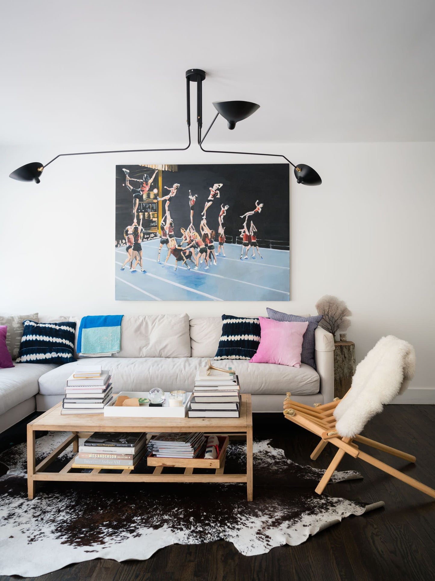 Modern Multi Arm Ceiling Lamp | Adjustable Chandelier for Living Room and Dining