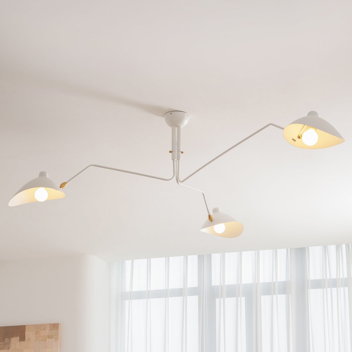 Modern Multi Arm Ceiling Lamp | Adjustable Chandelier for Living Room and Dining