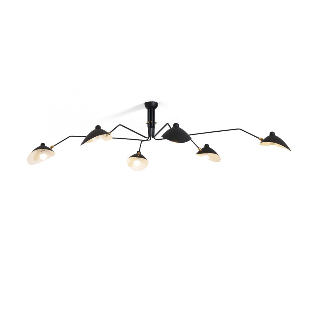 Modern Multi Arm Ceiling Lamp | Adjustable Chandelier for Living Room and Dining