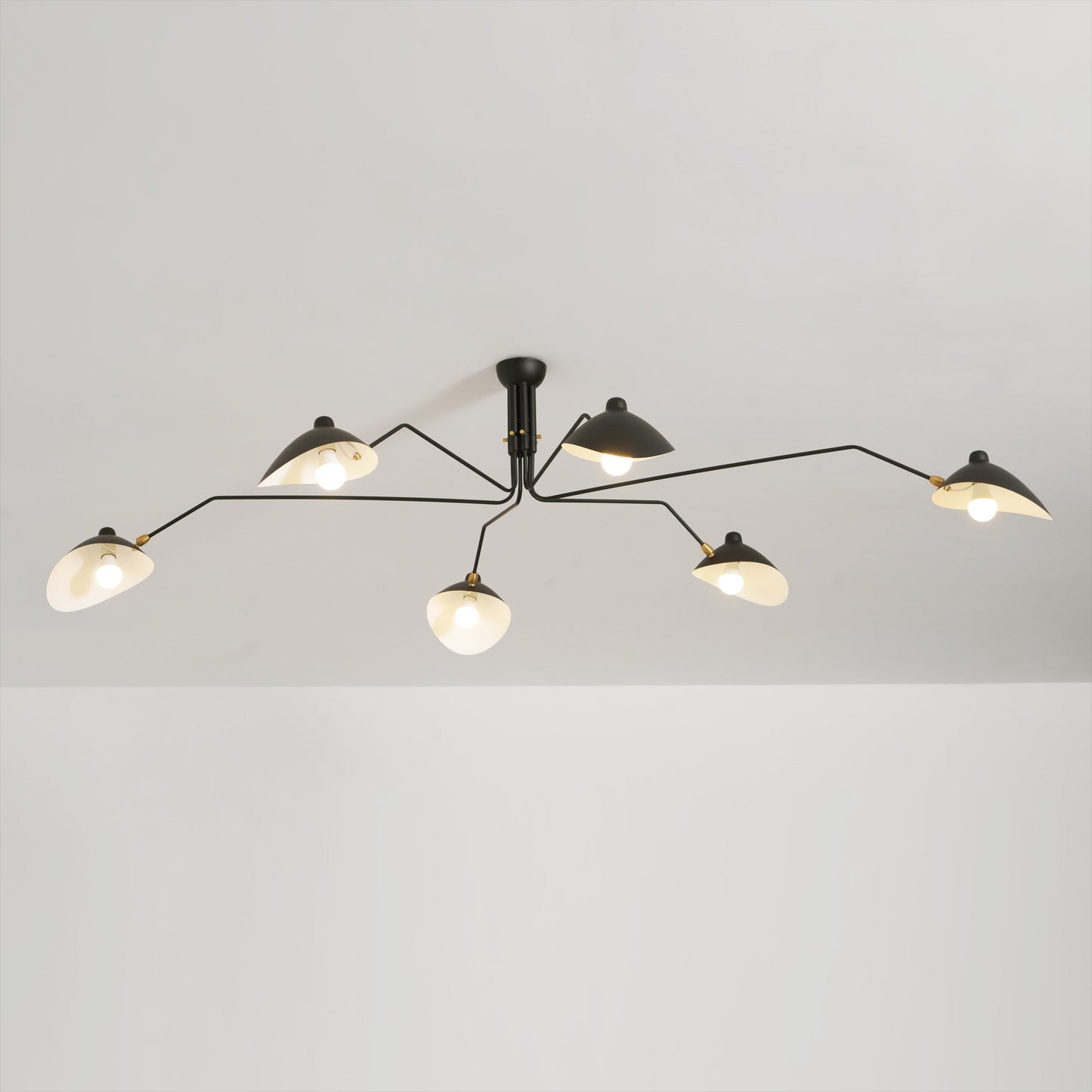 Modern Multi Arm Ceiling Lamp | Adjustable Chandelier for Living Room and Dining