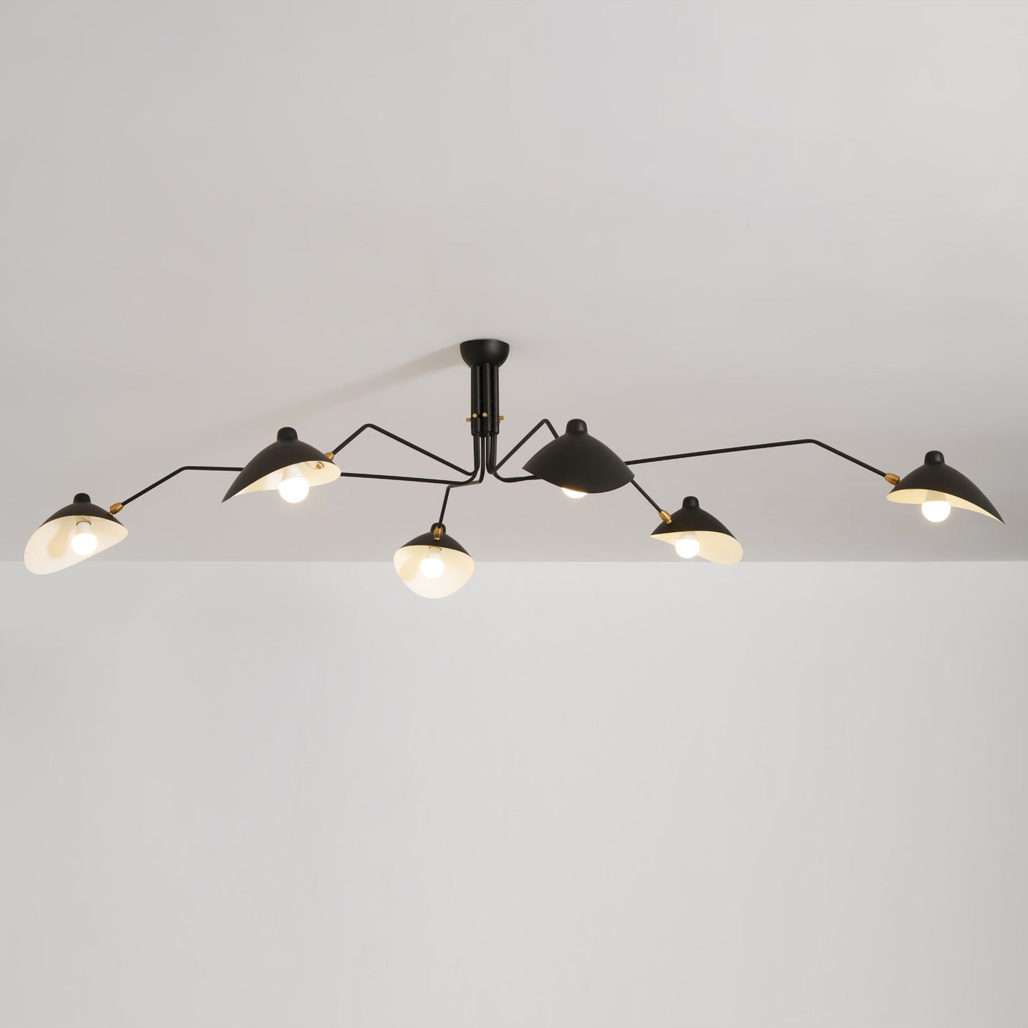 Modern Multi Arm Ceiling Lamp | Adjustable Chandelier for Living Room and Dining