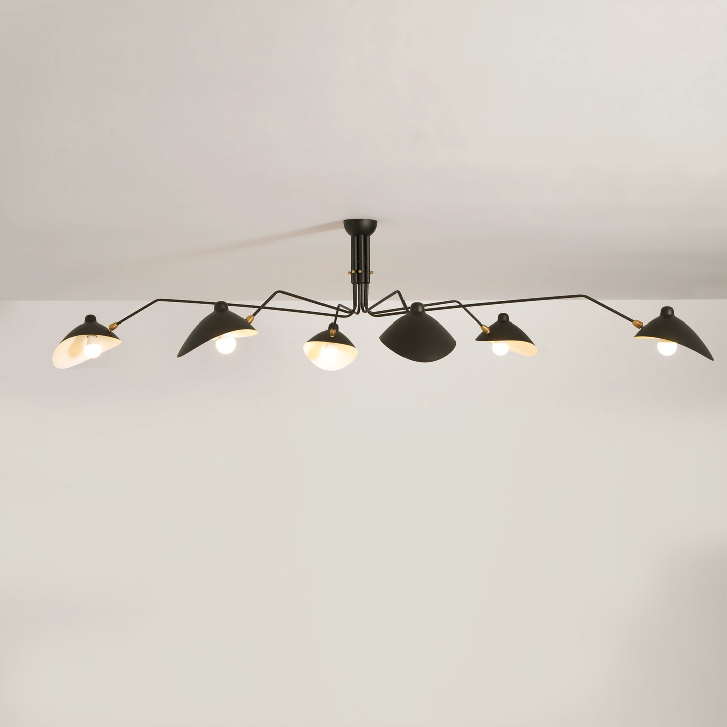 Modern Multi Arm Ceiling Lamp | Adjustable Chandelier for Living Room and Dining