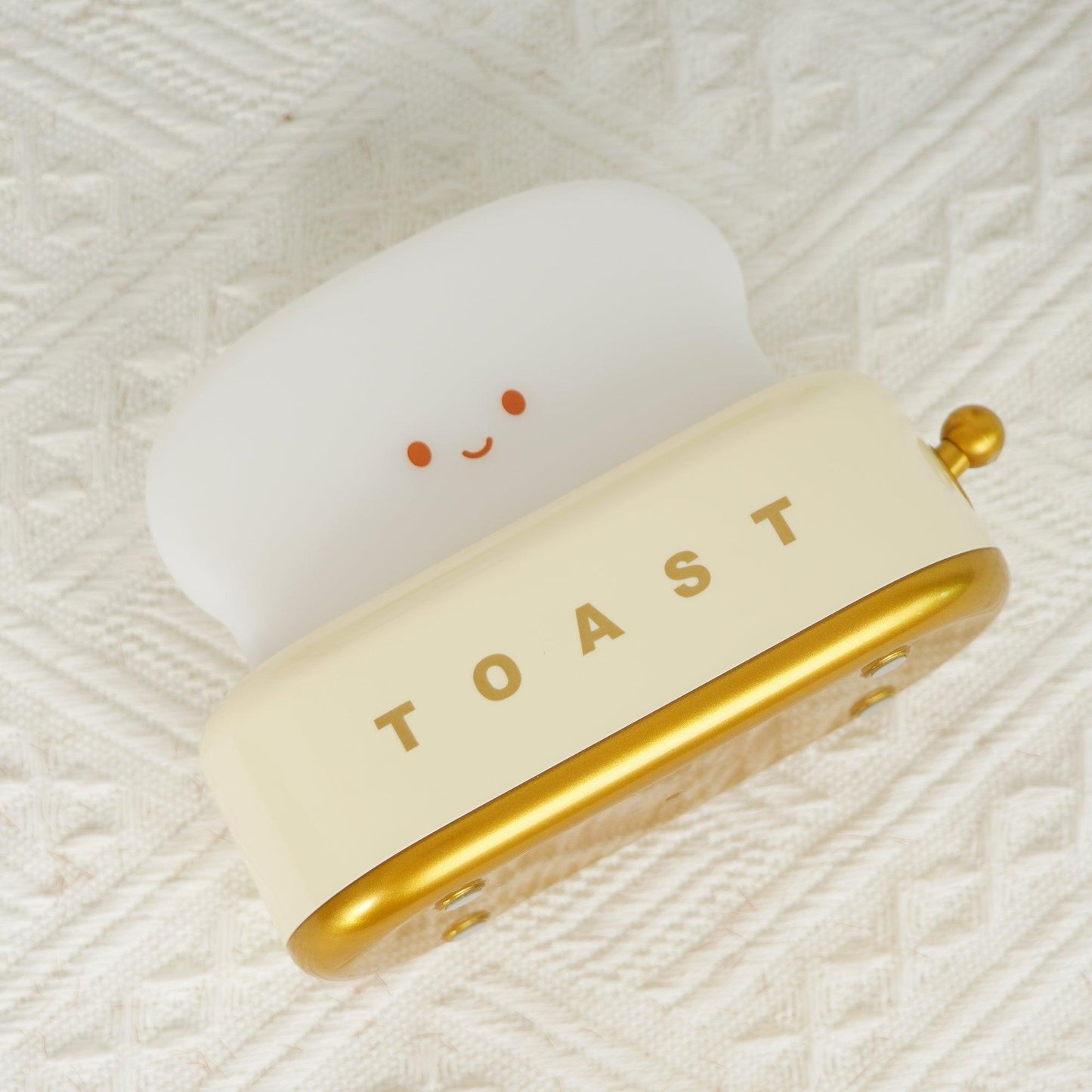 Cute Toaster Night Light | Rechargeable Bedside Table Lamp