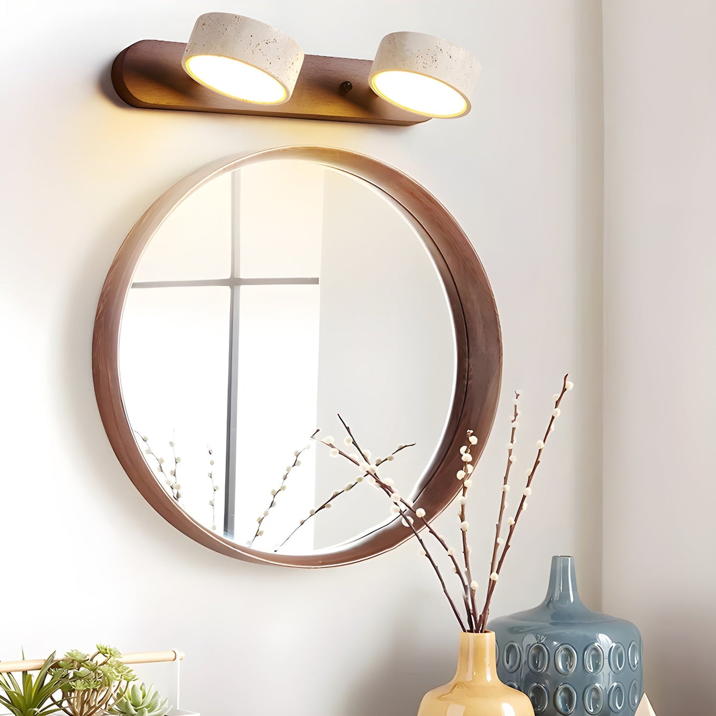 Modern Duo Wall Lamp with Dual Lights | Elegant Wall Sconce for Bedroom and Living