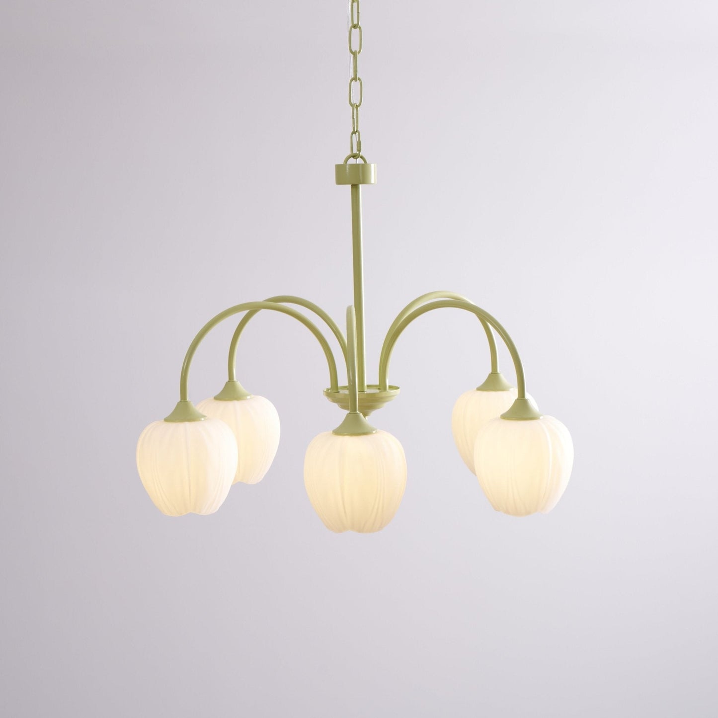 Tulip Chandelier Ceiling Lamp | Modern Floral Light Fixture for Living and Dining