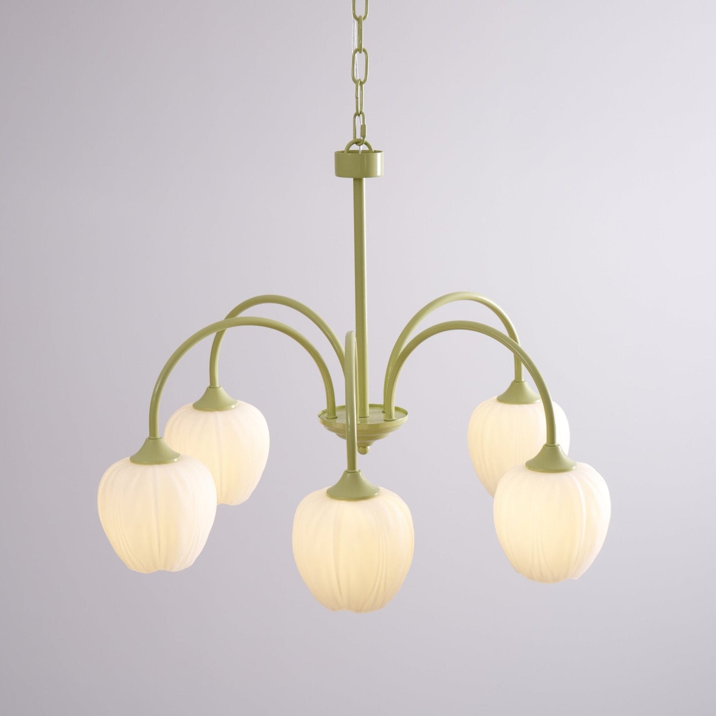 Tulip Chandelier Ceiling Lamp | Modern Floral Light Fixture for Living and Dining