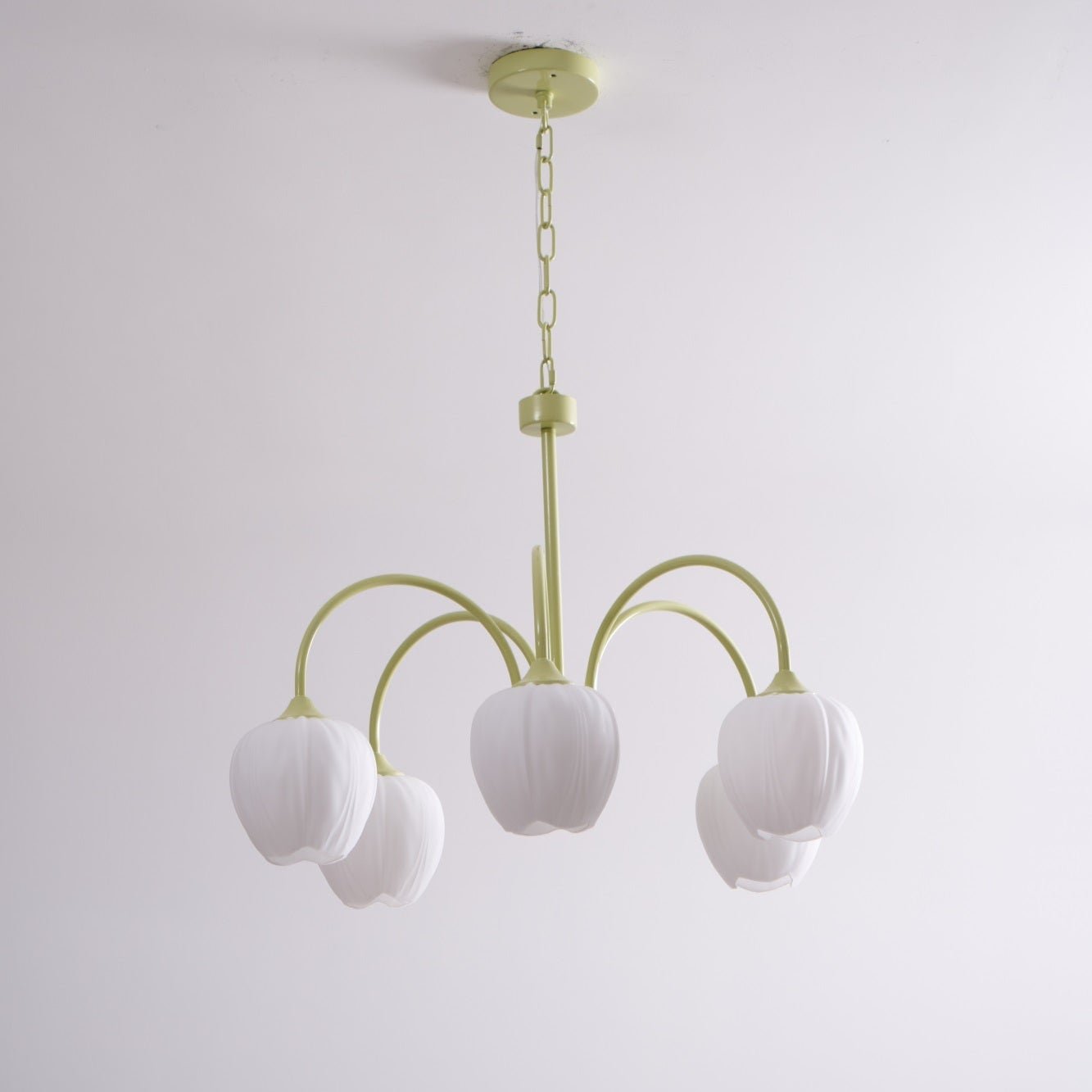 Tulip Chandelier Ceiling Lamp | Modern Floral Light Fixture for Living and Dining