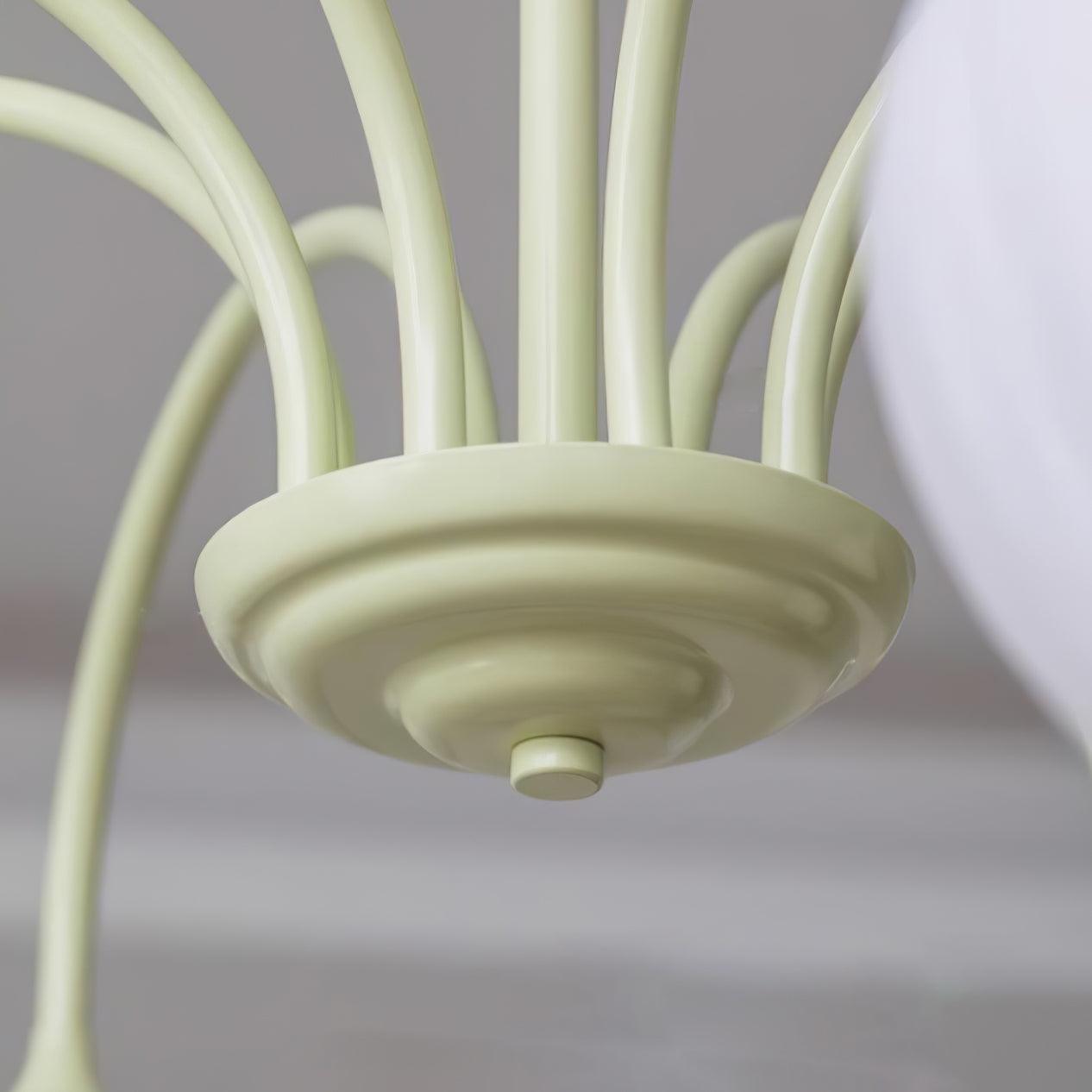 Tulip Chandelier Ceiling Lamp | Modern Floral Light Fixture for Living and Dining