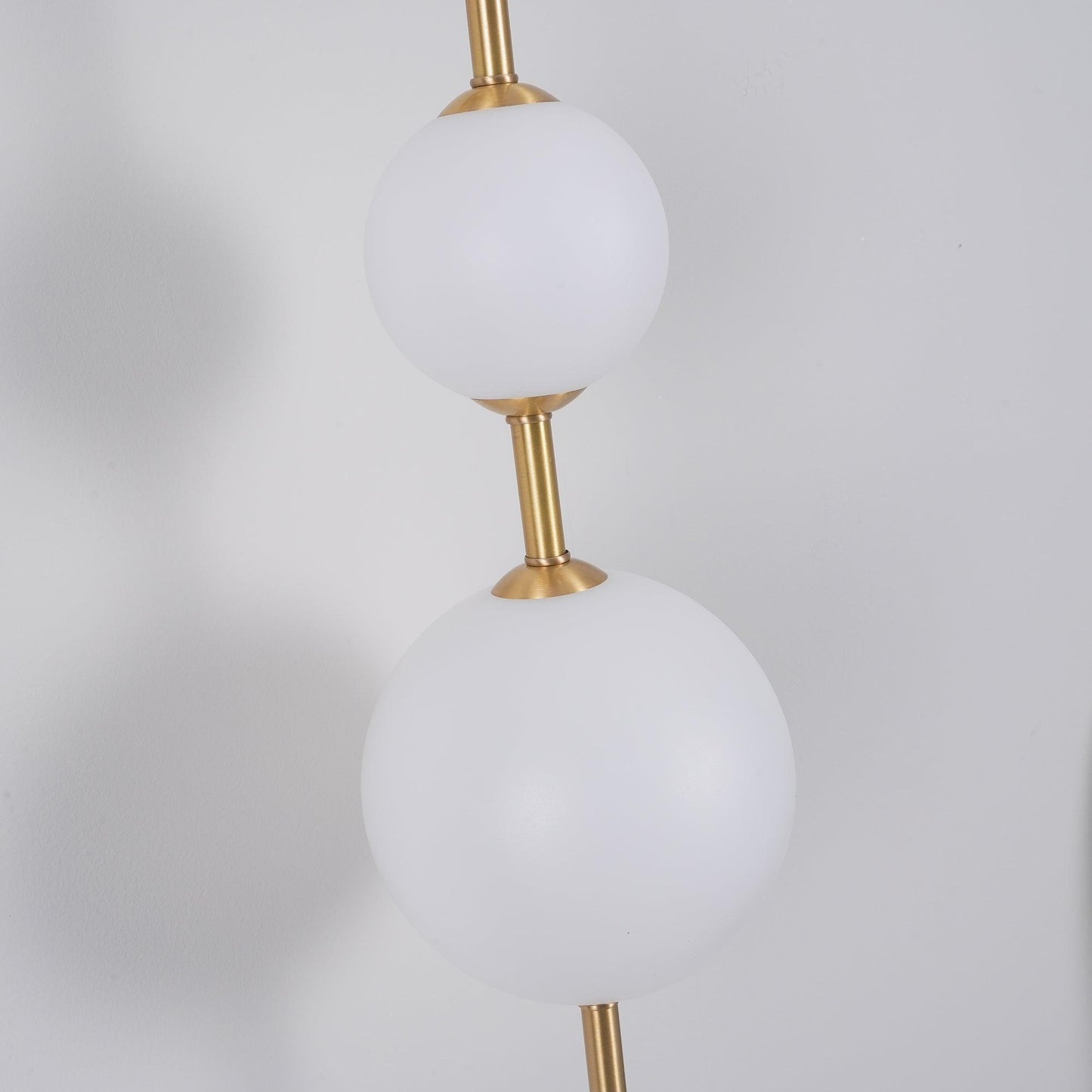 Modern Wall Lamp | Vertical Glass Globe Sconce for Bedroom