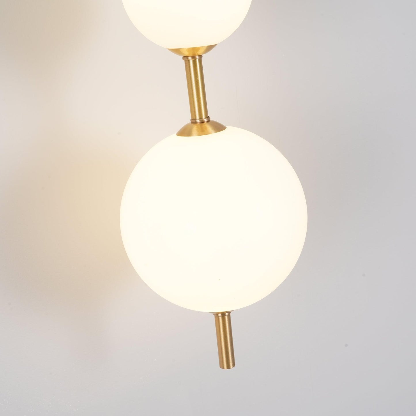 Modern Wall Lamp | Vertical Glass Globe Sconce for Bedroom