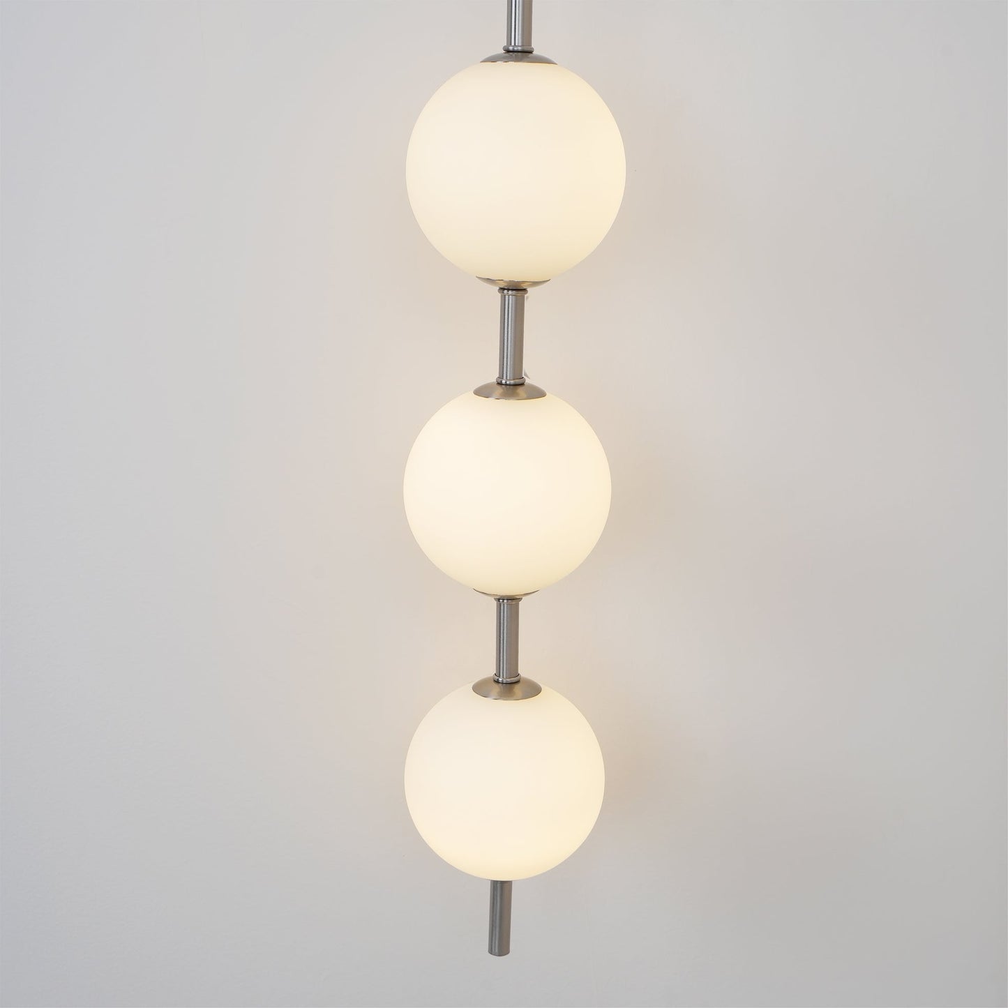 Modern Wall Lamp | Vertical Glass Globe Sconce for Bedroom