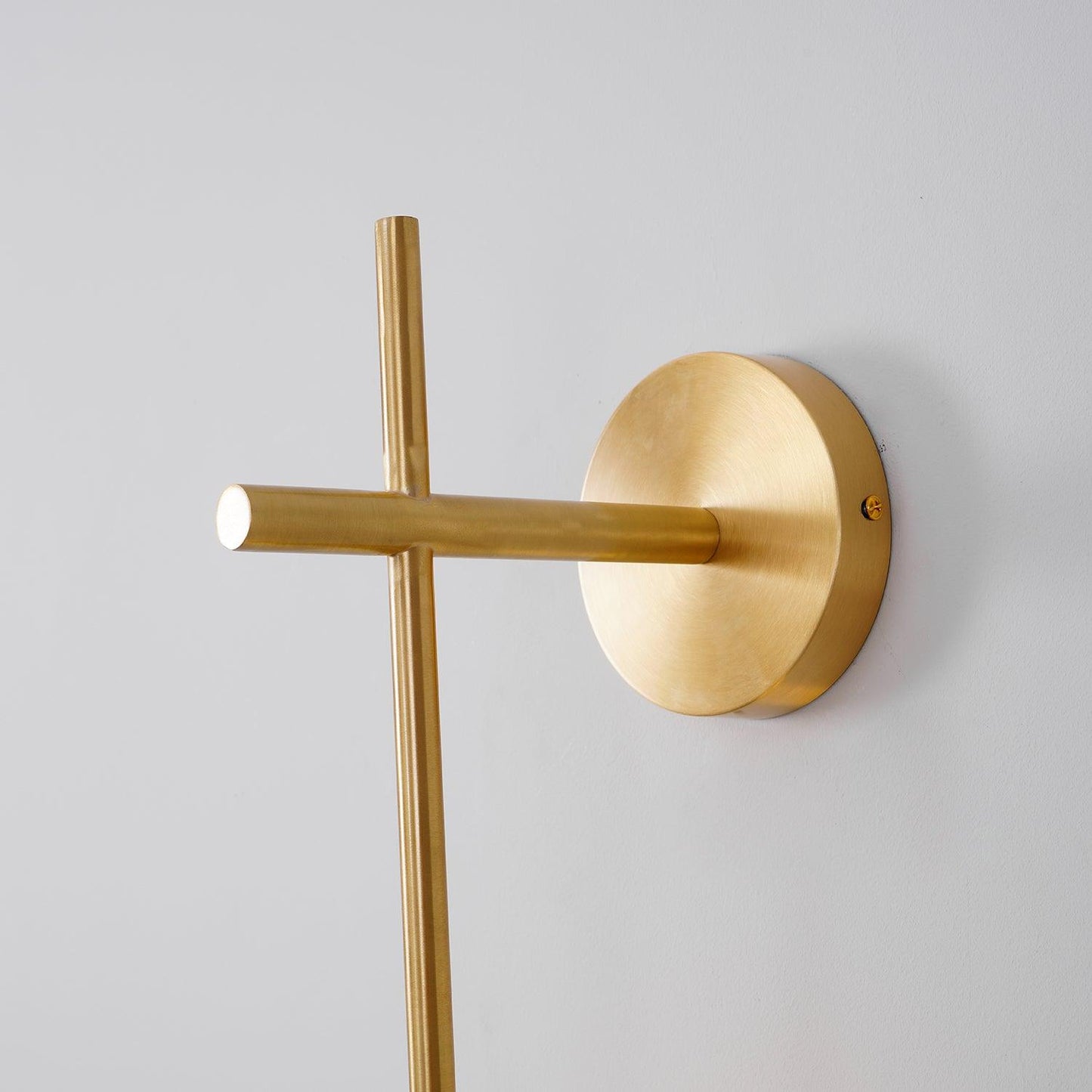 Modern Wall Lamp | Vertical Glass Globe Sconce for Bedroom