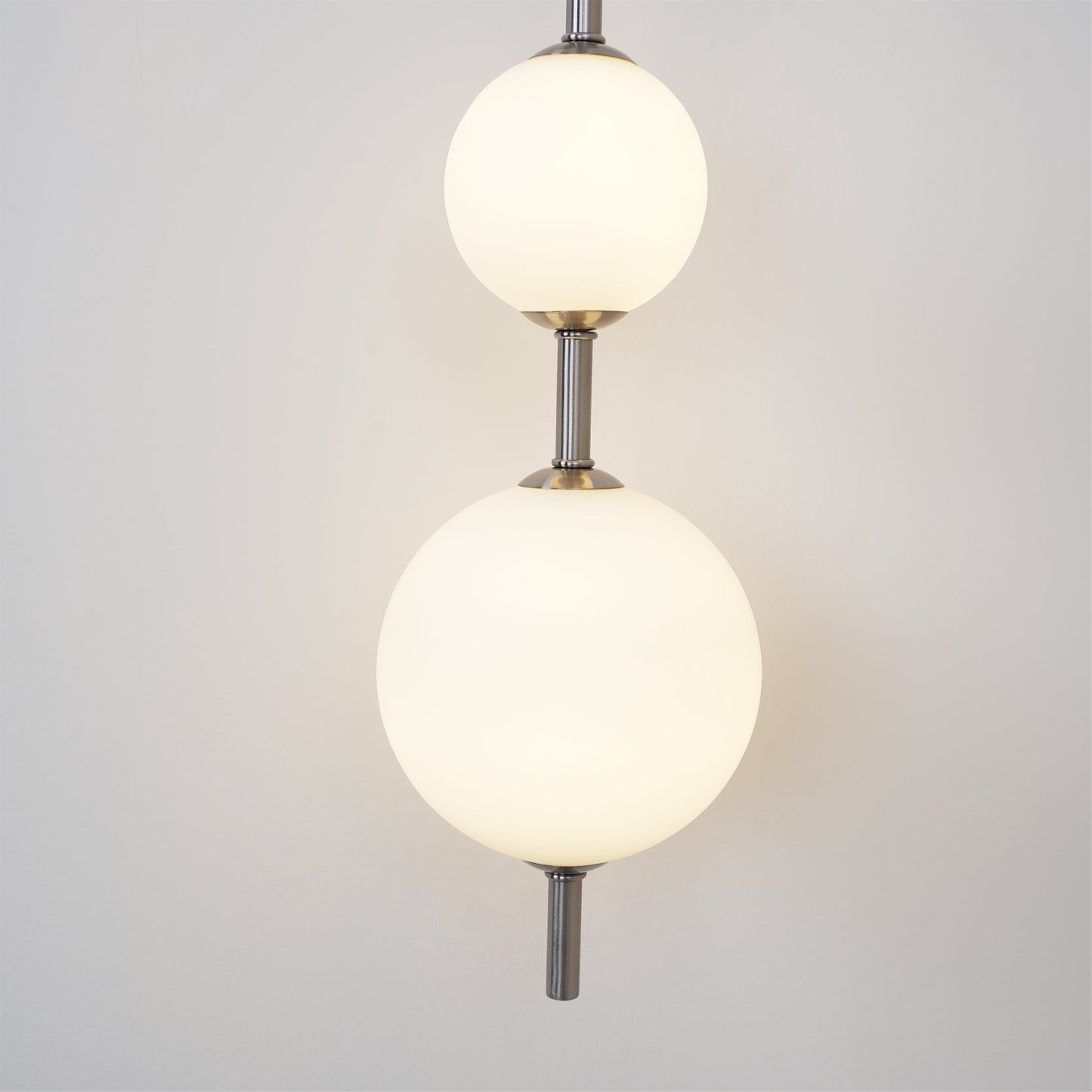 Modern Wall Lamp | Vertical Glass Globe Sconce for Bedroom