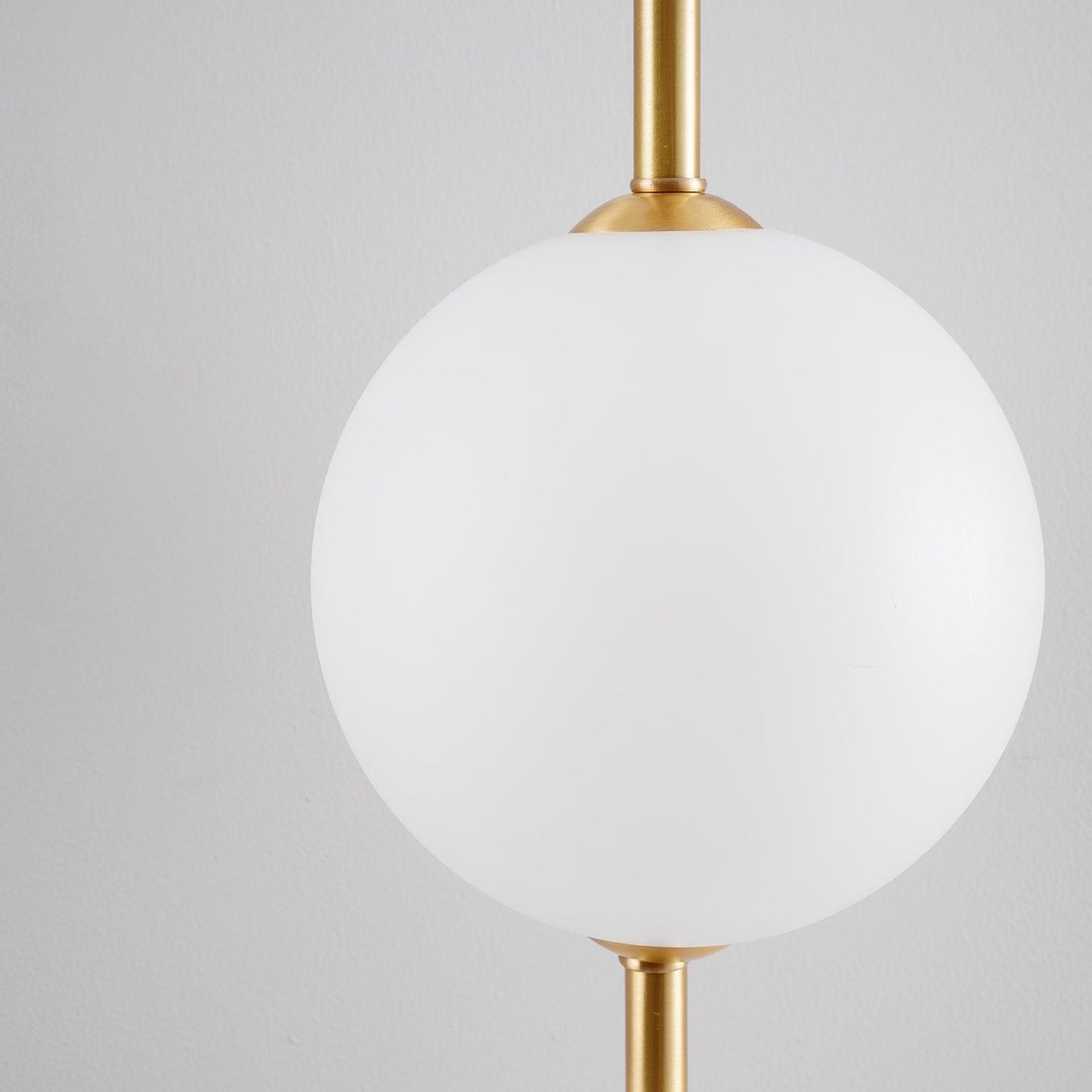 Modern Wall Lamp | Vertical Glass Globe Sconce for Bedroom