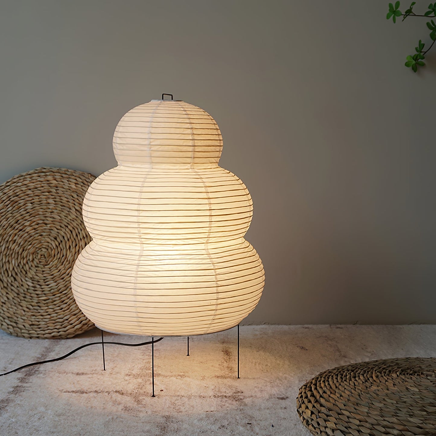 Modern Paper Table Lamp | Floor Lamp with Soft Glow for Living Room and Bedroom