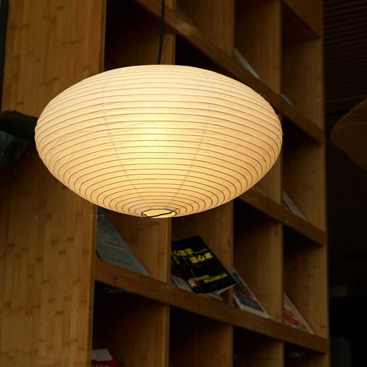 Japanese Paper Pendant Ceiling Lamp | Modern Hanging Light for Bedroom and Living