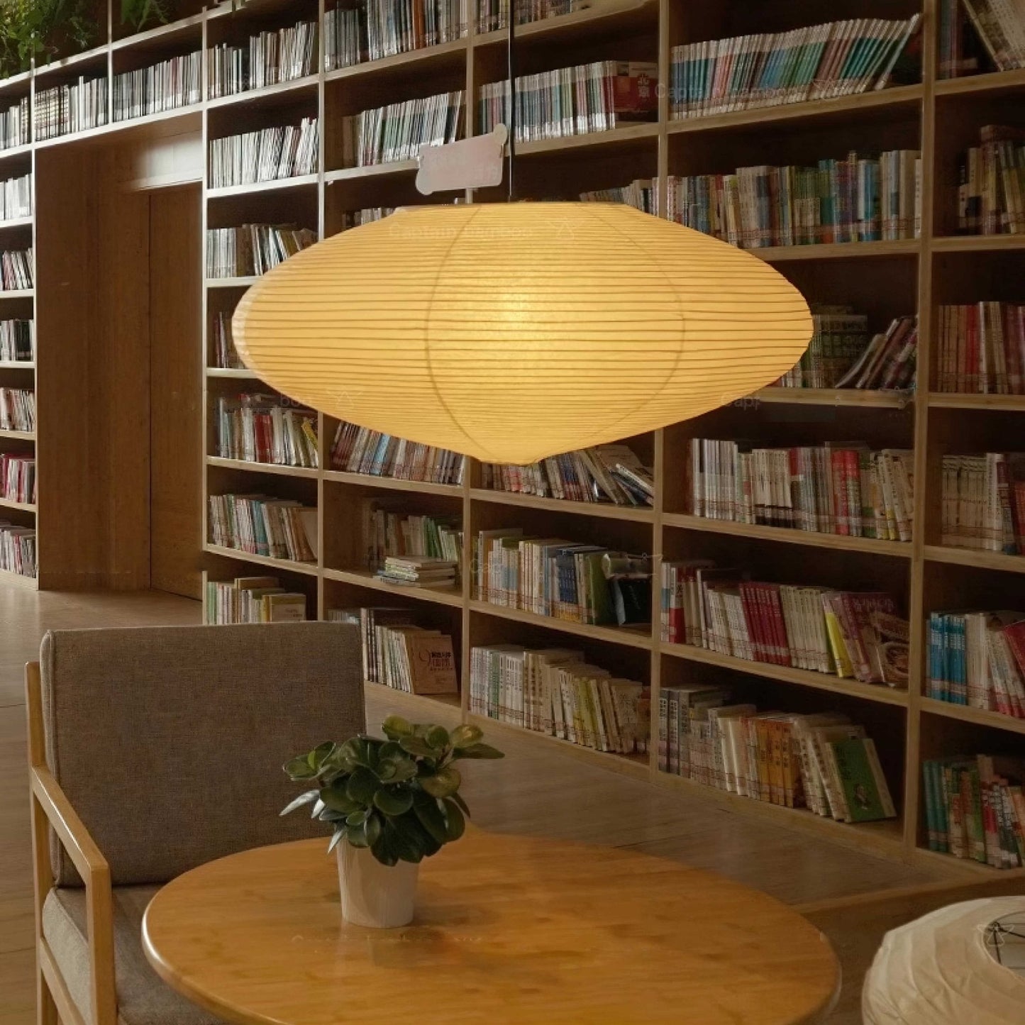 Japanese Paper Pendant Ceiling Lamp | Modern Hanging Light for Bedroom and Living