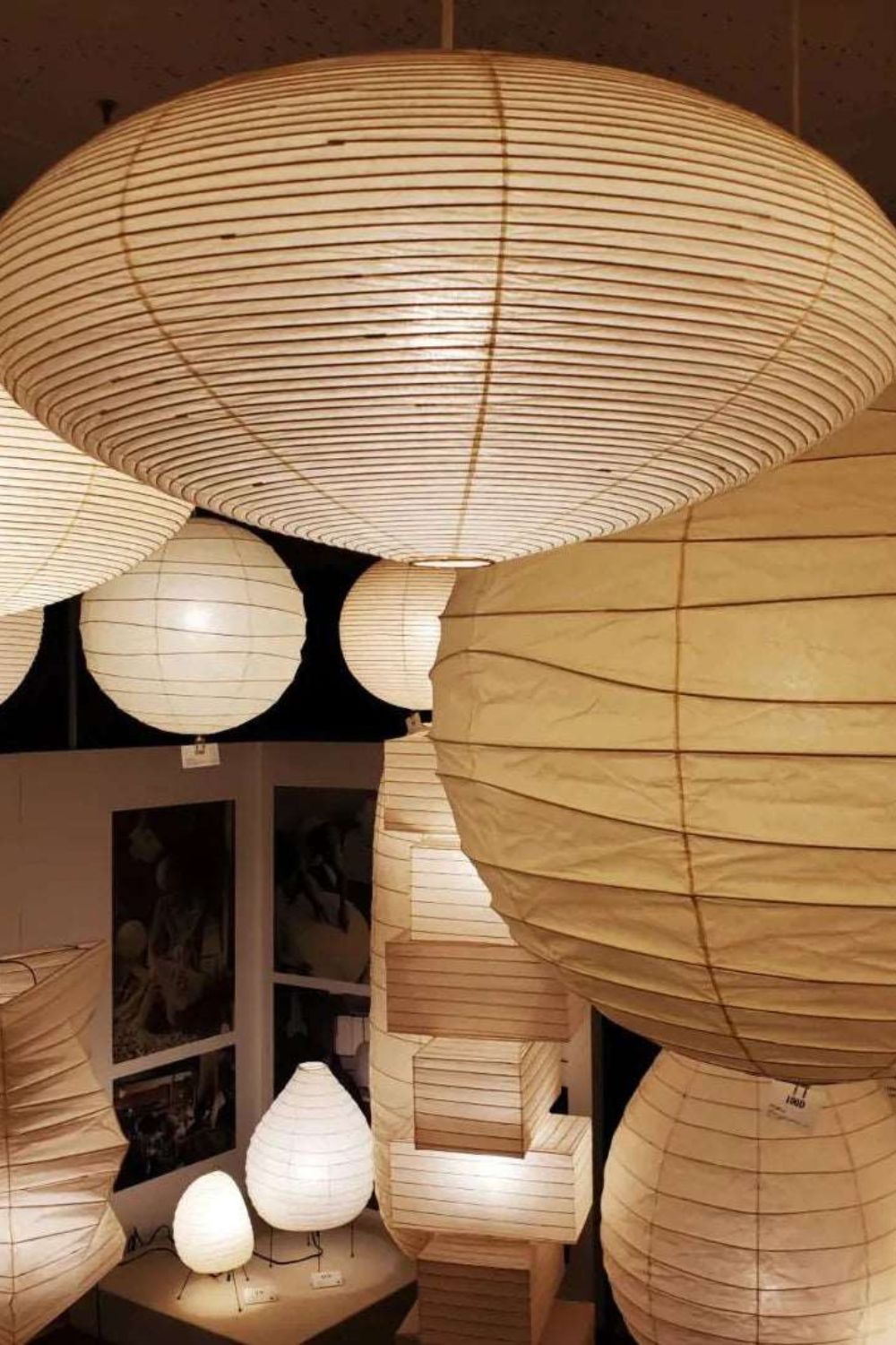 Japanese Paper Pendant Ceiling Lamp | Modern Hanging Light for Bedroom and Living