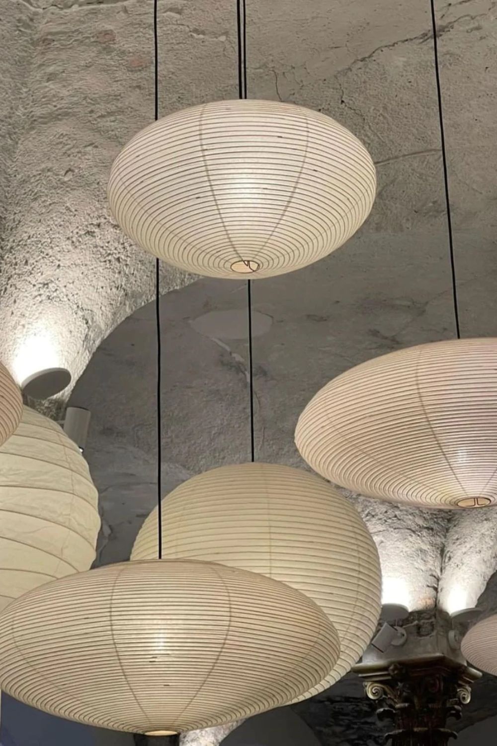 Japanese Paper Pendant Ceiling Lamp | Modern Hanging Light for Bedroom and Living